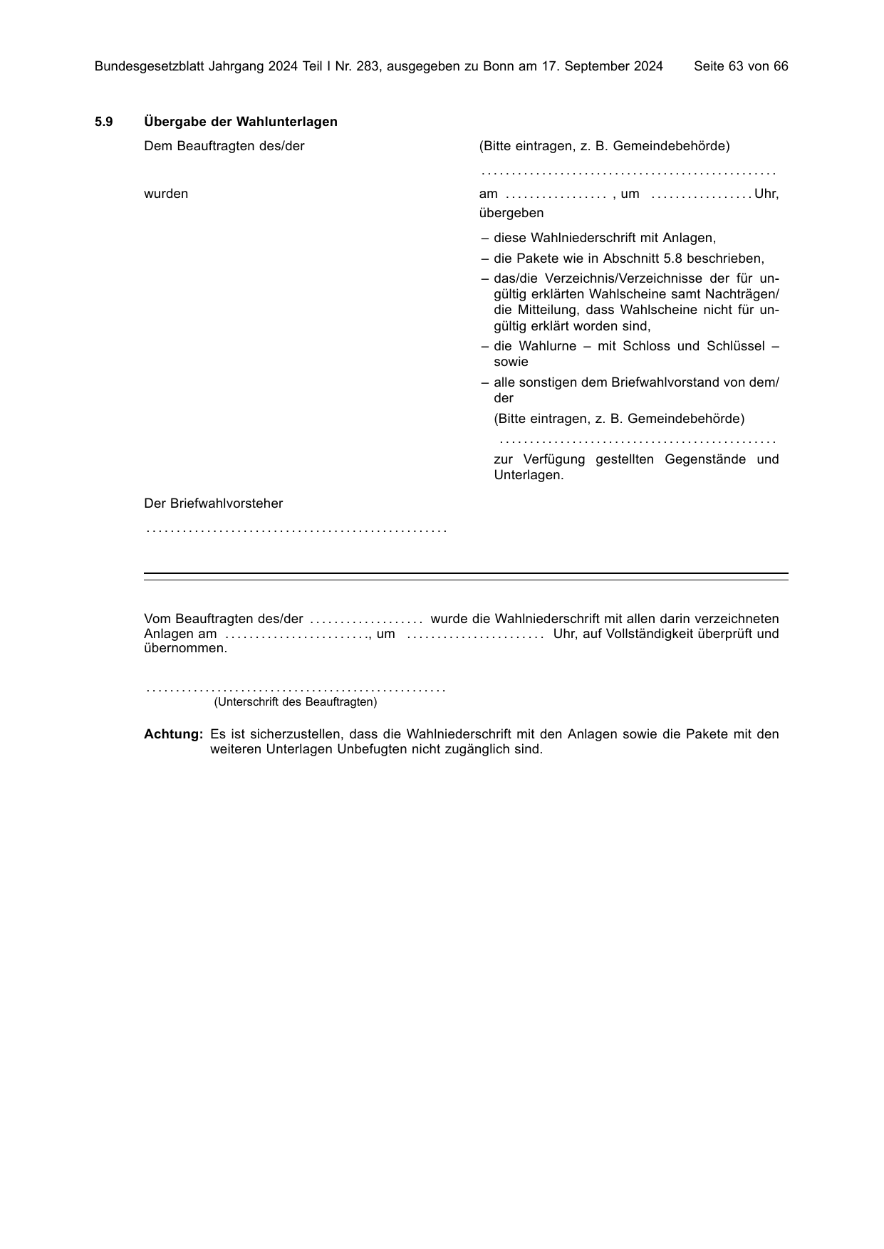 BGBl. 2024, Seite 63 — Originalseite als Abbildung
