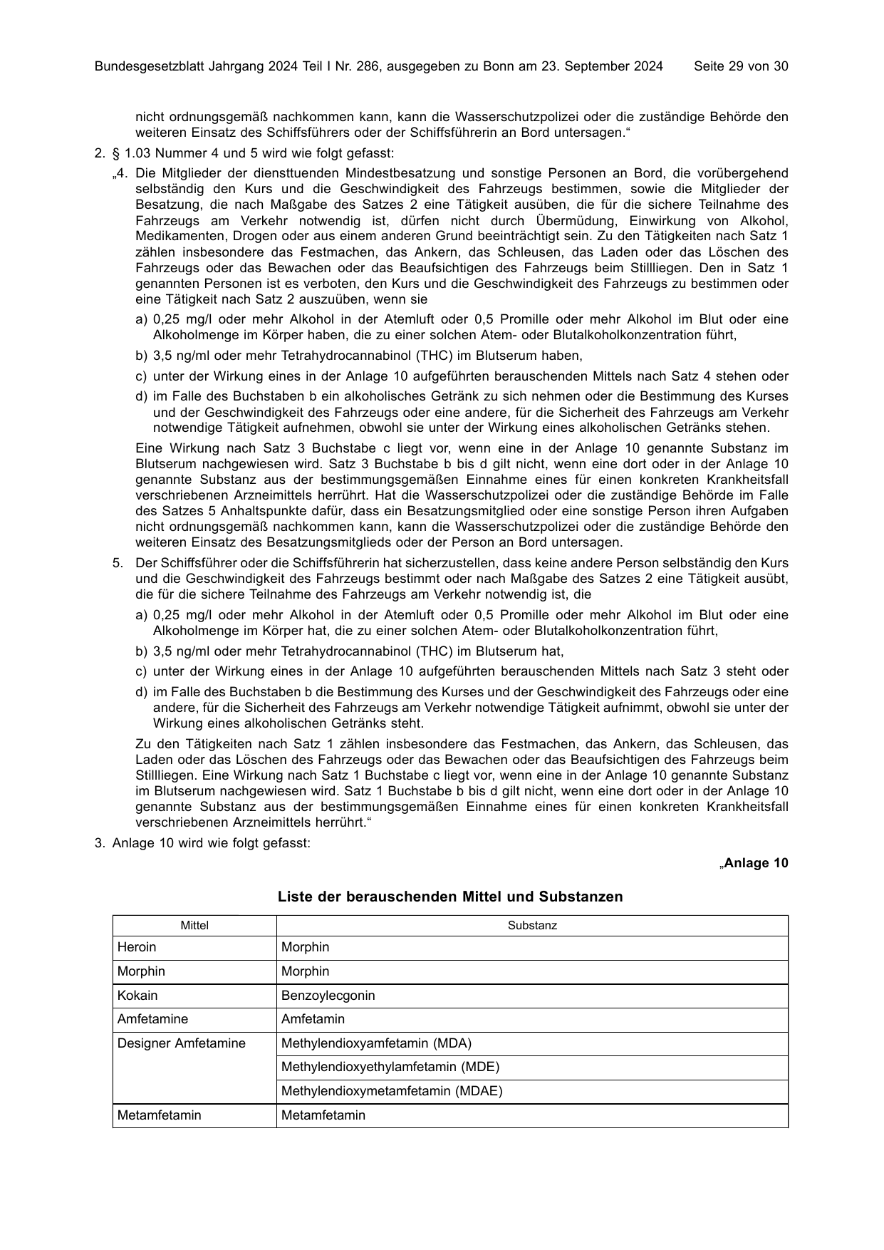 BGBl. 2024, Seite 29 — Originalseite als Abbildung