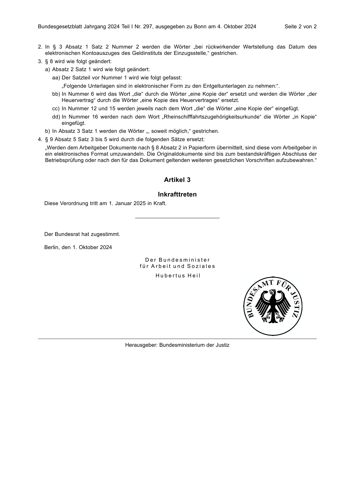 BGBl. 2024, Seite 2 — Originalseite als Abbildung