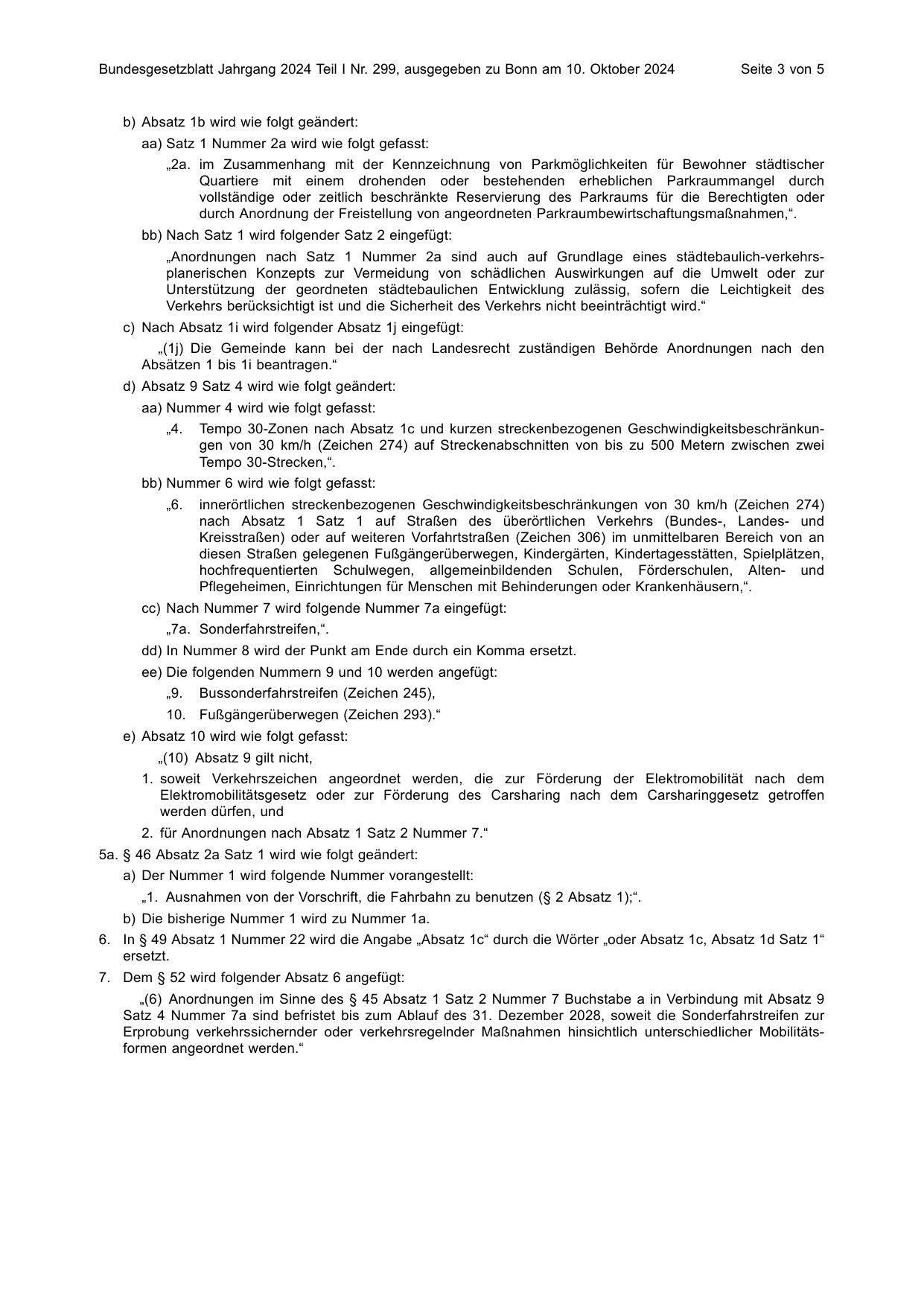 BGBl. 2024, Seite 3 — Originalseite als Abbildung