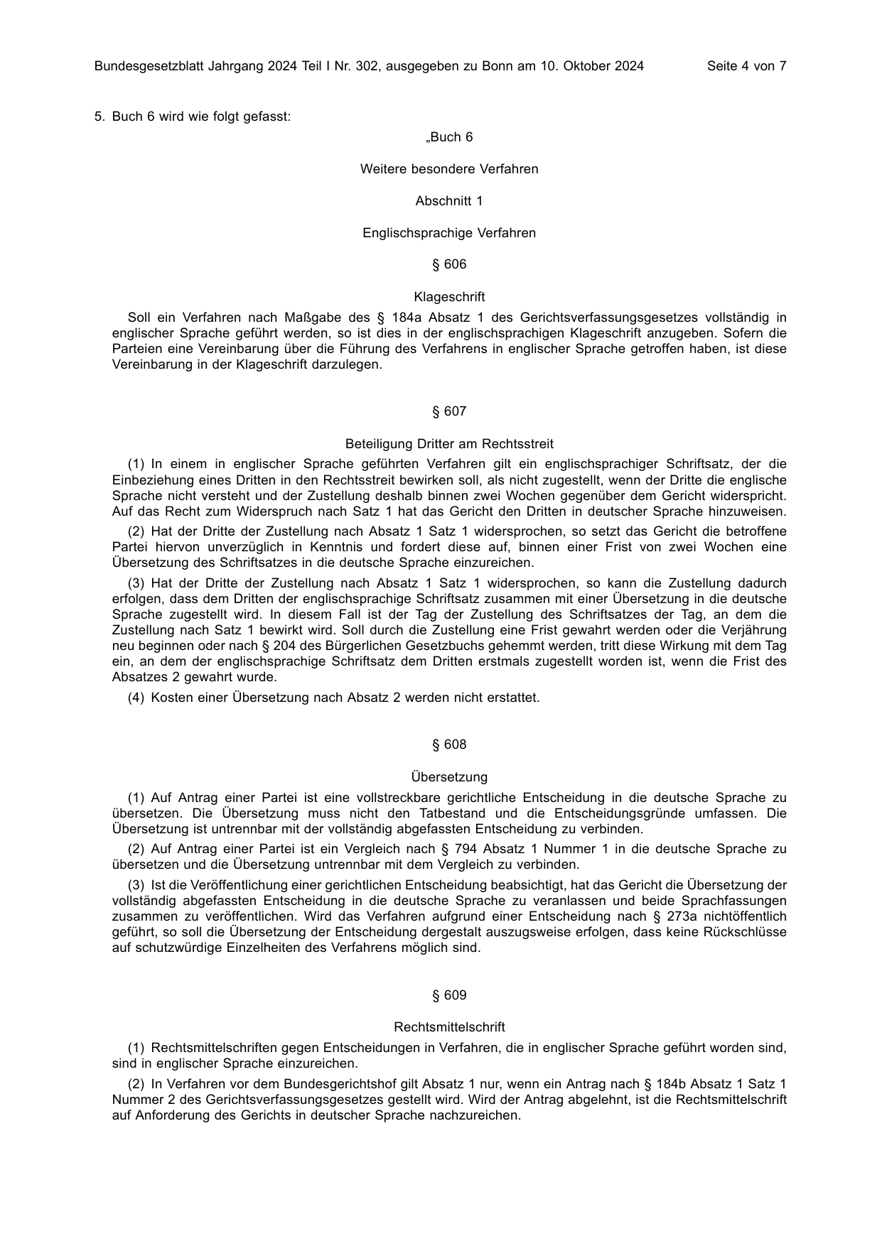 BGBl. 2024, Seite 4 — Originalseite als Abbildung