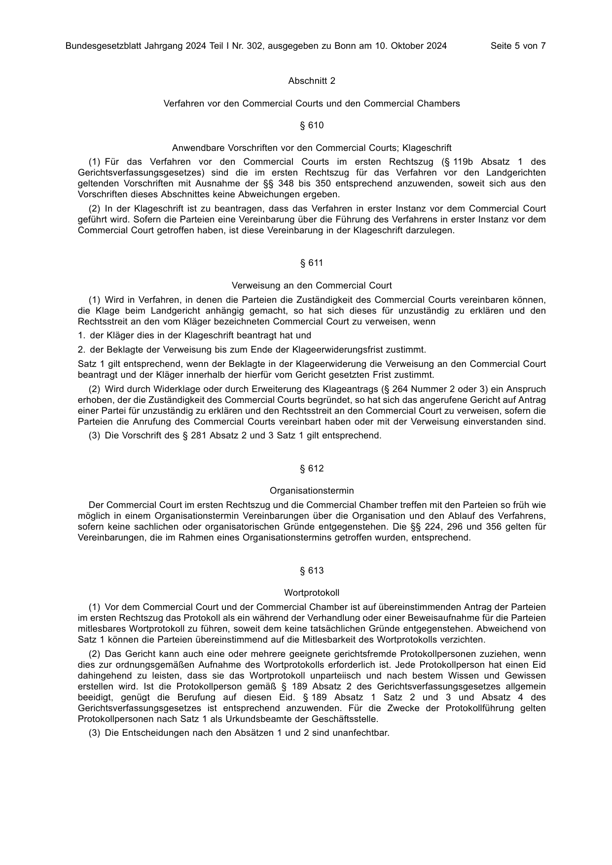BGBl. 2024, Seite 5 — Originalseite als Abbildung