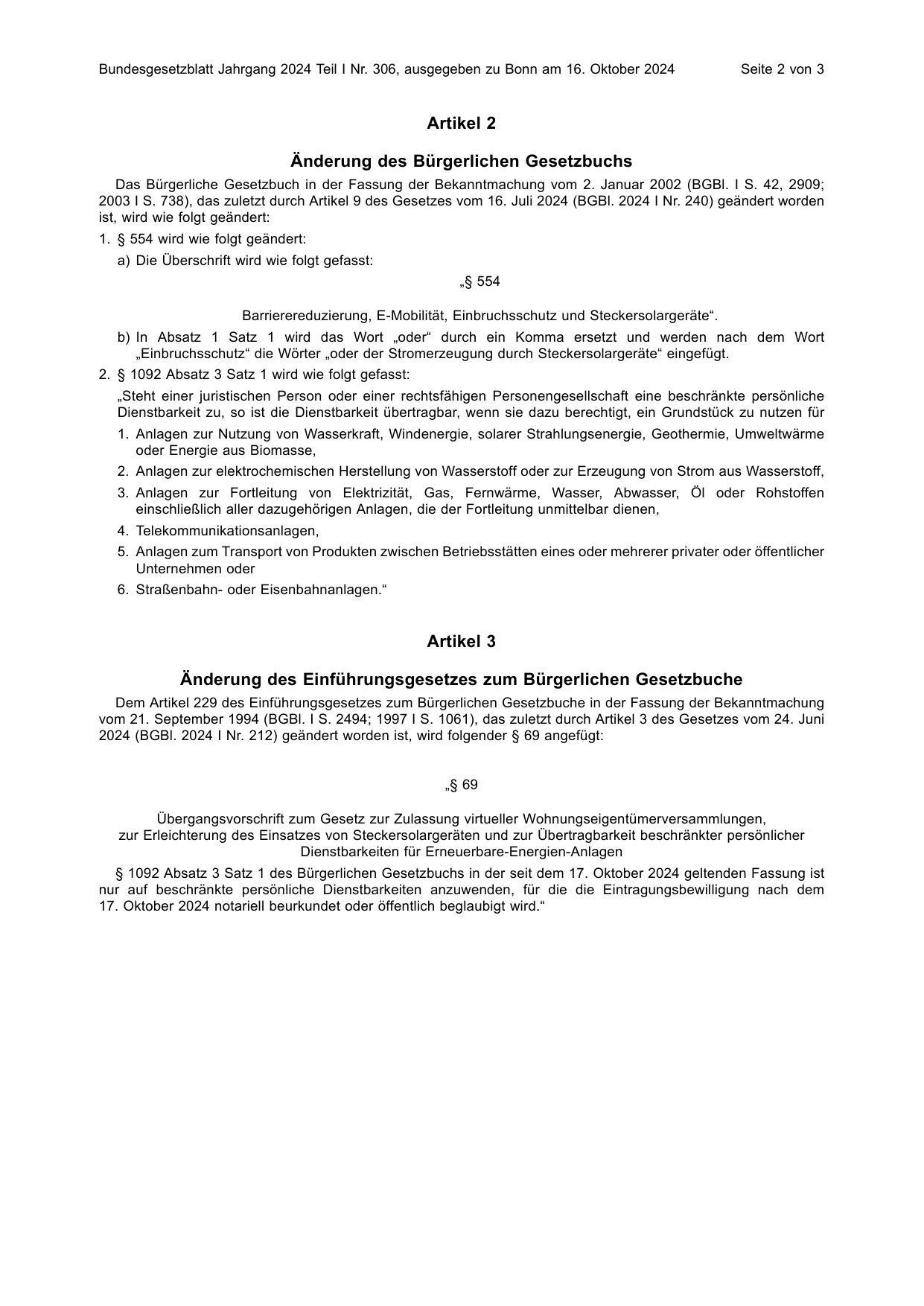 BGBl. 2024, Seite 2 — Originalseite als Abbildung