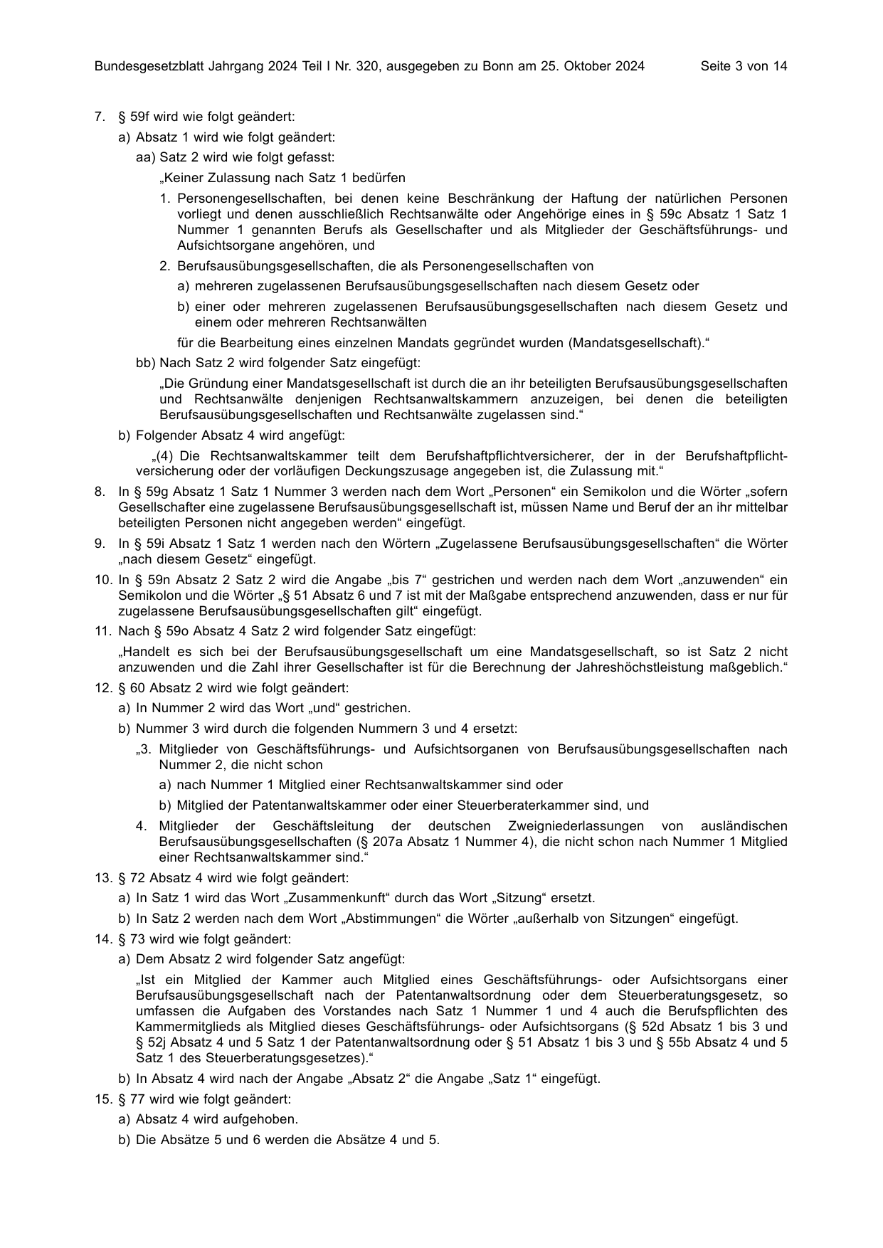 BGBl. 2024, Seite 3 — Originalseite als Abbildung