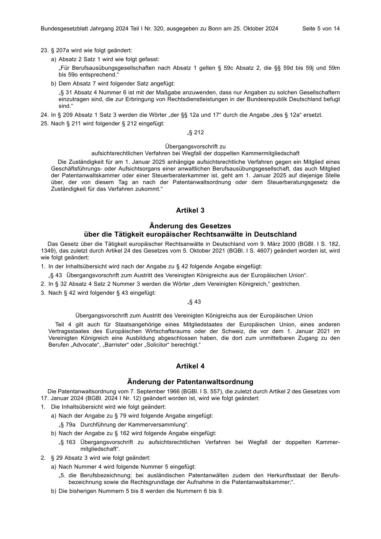BGBl. 2024, Seite 5 — Originalseite als Abbildung