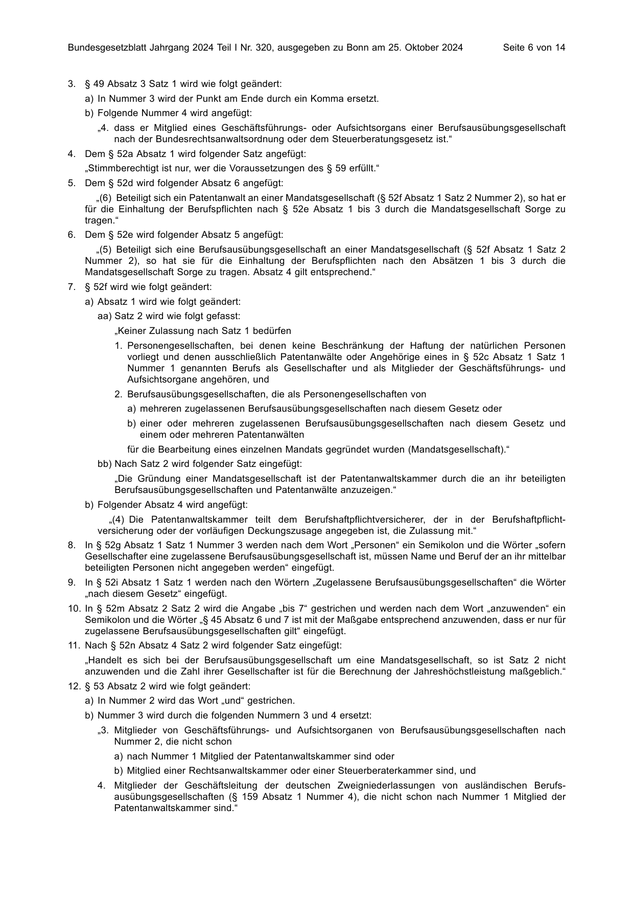 BGBl. 2024, Seite 6 — Originalseite als Abbildung
