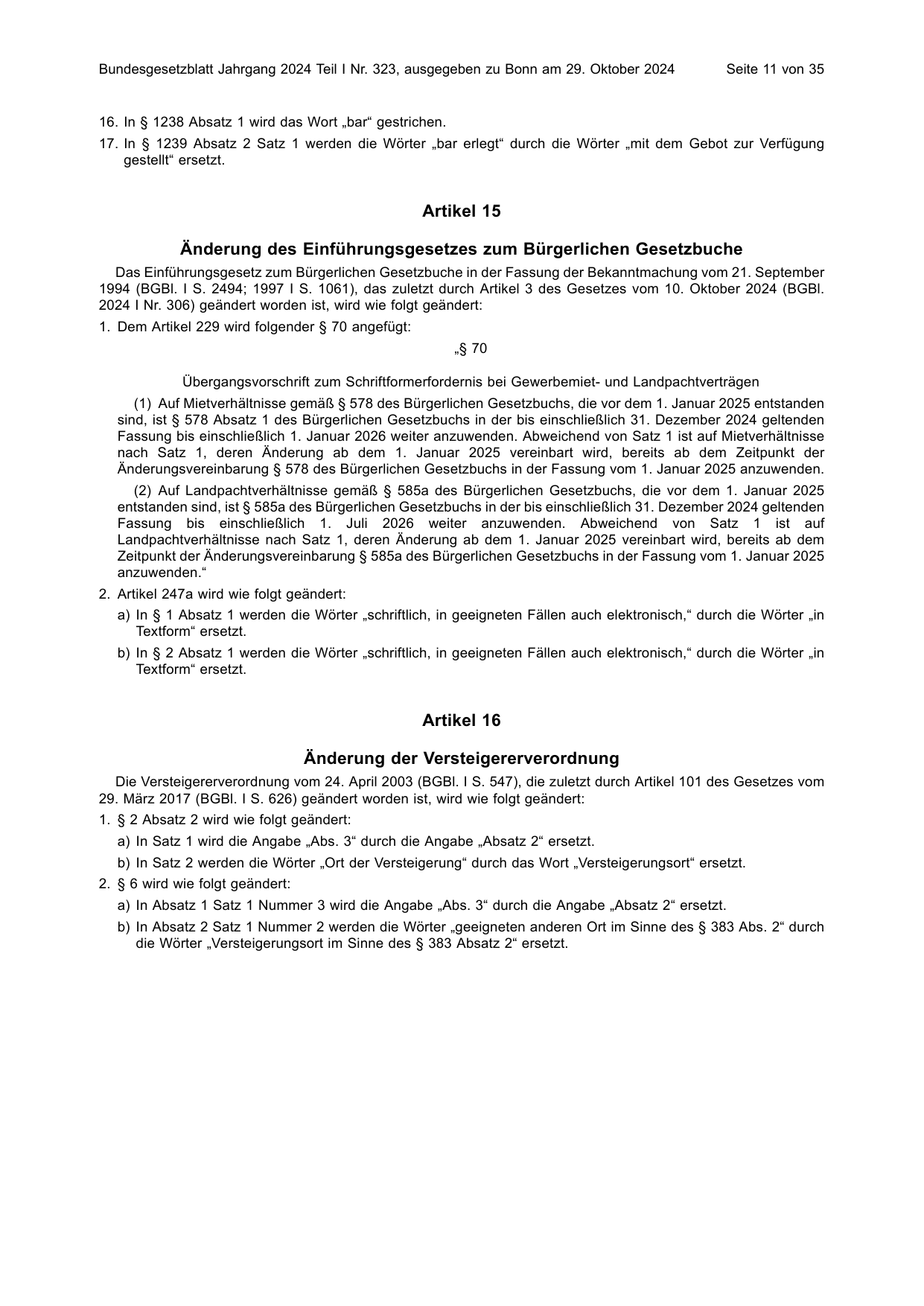 BGBl. 2024, Seite 11 — Originalseite als Abbildung