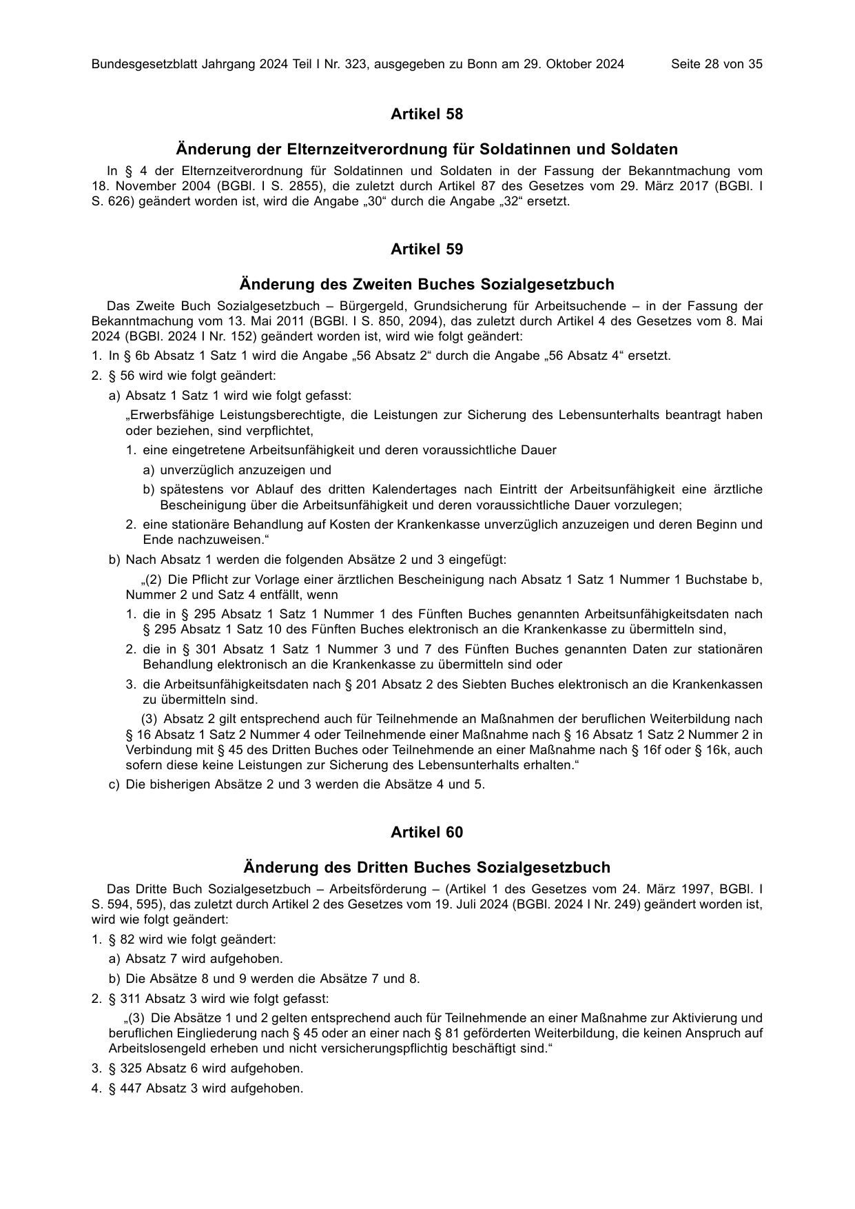 BGBl. 2024, Seite 28 — Originalseite als Abbildung