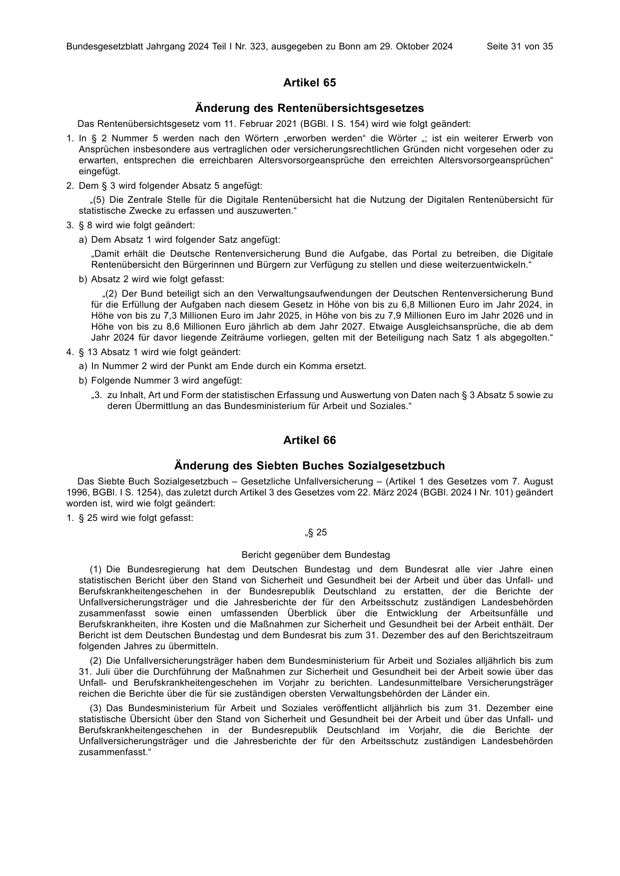 BGBl. 2024, Seite 31 — Originalseite als Abbildung