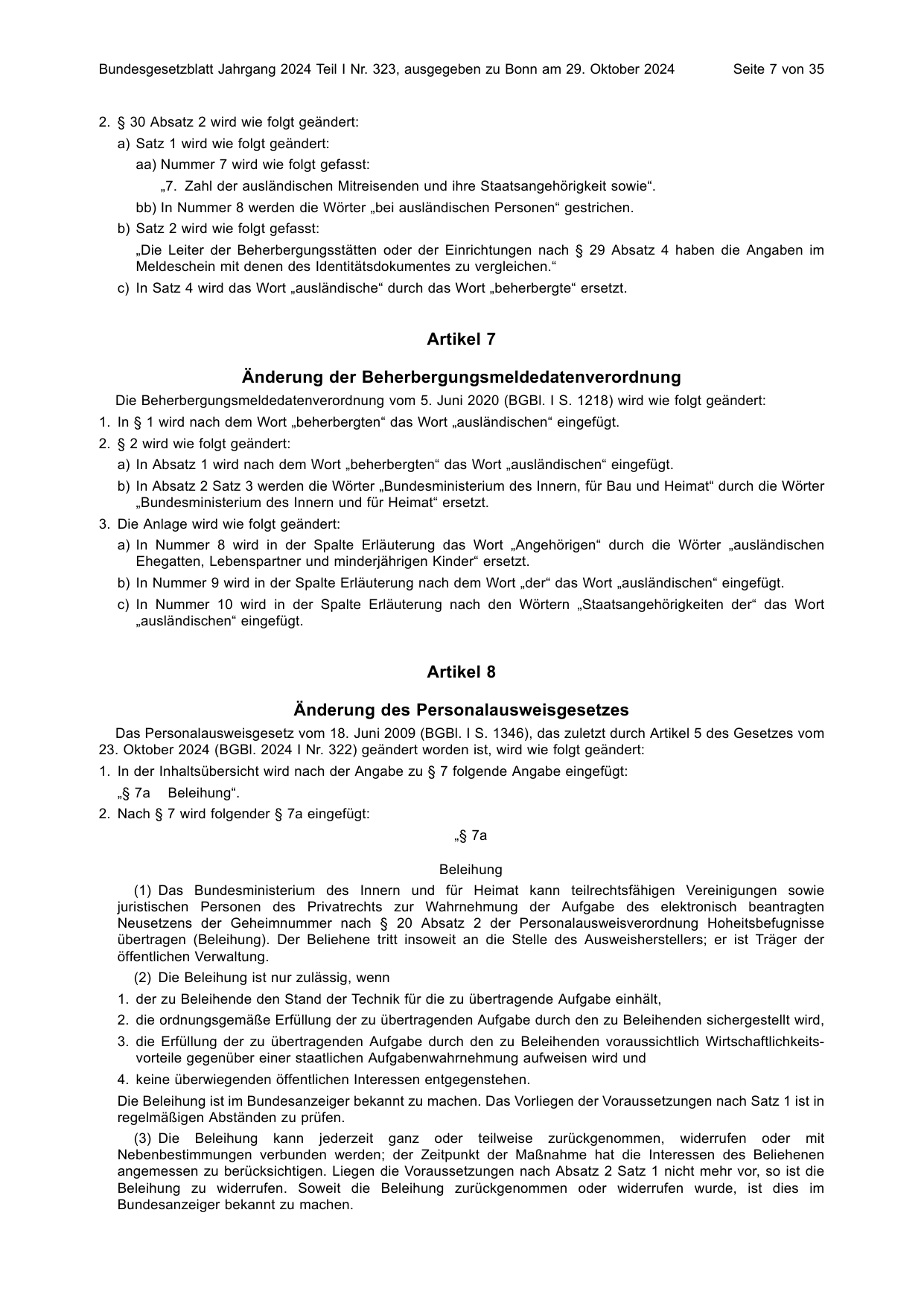 BGBl. 2024, Seite 7 — Originalseite als Abbildung