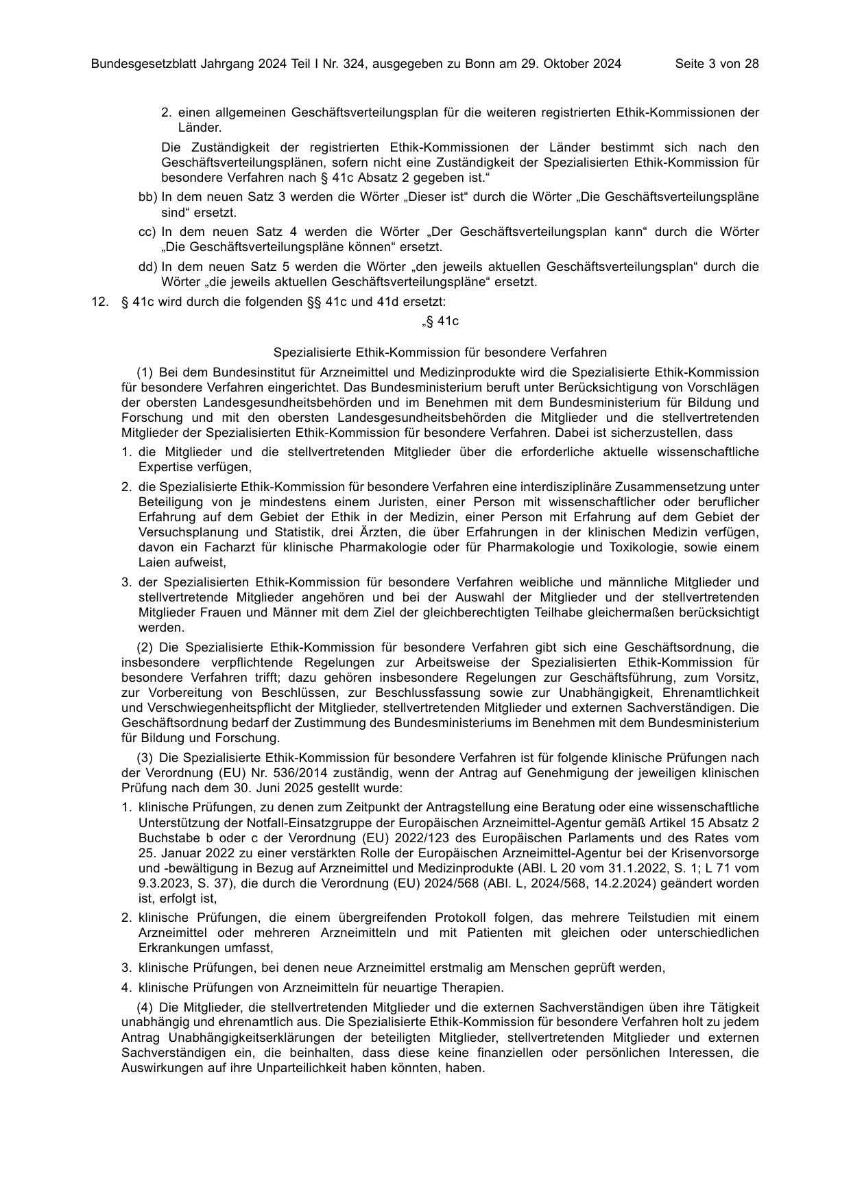 BGBl. 2024, Seite 3 — Originalseite als Abbildung