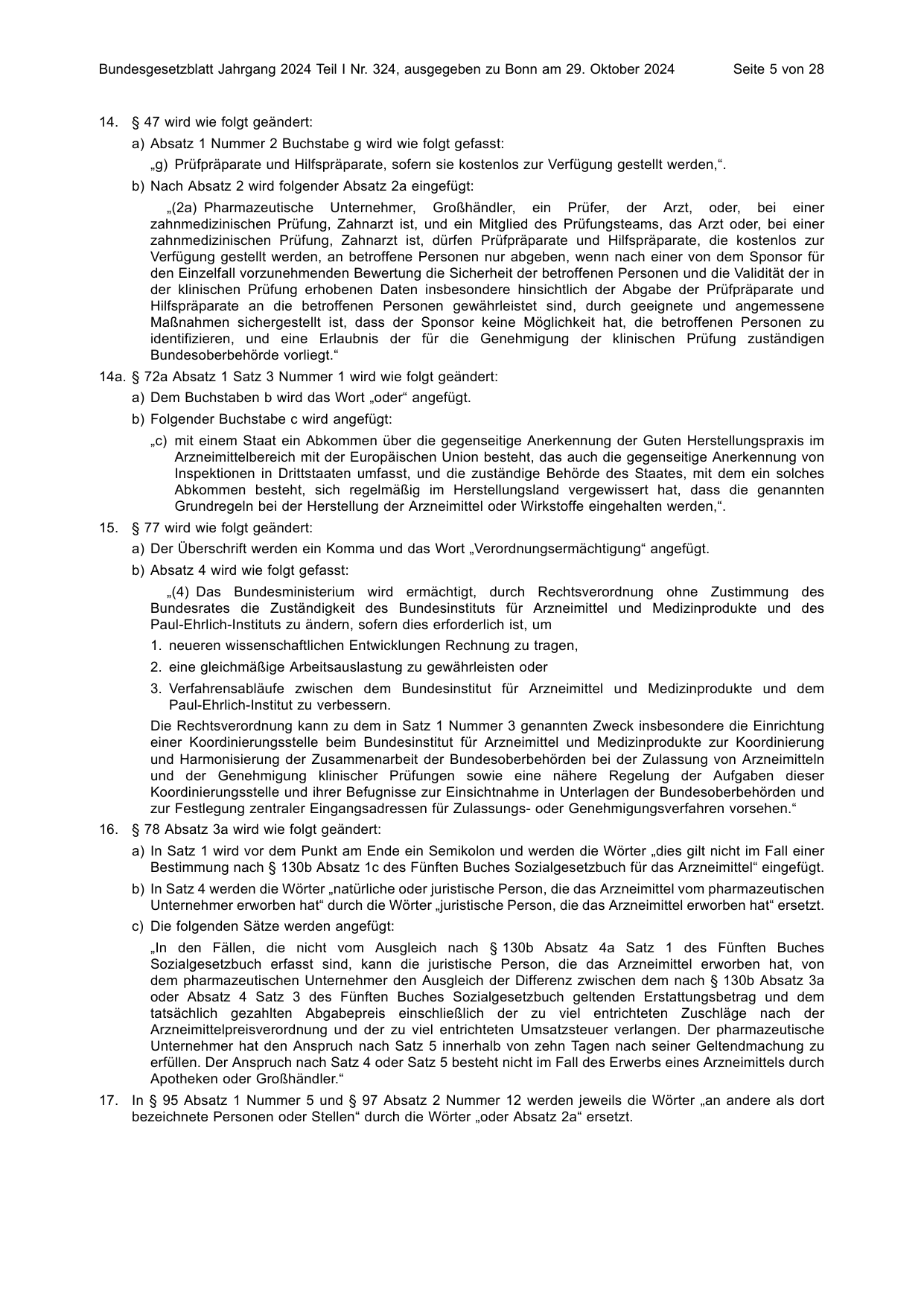 BGBl. 2024, Seite 5 — Originalseite als Abbildung