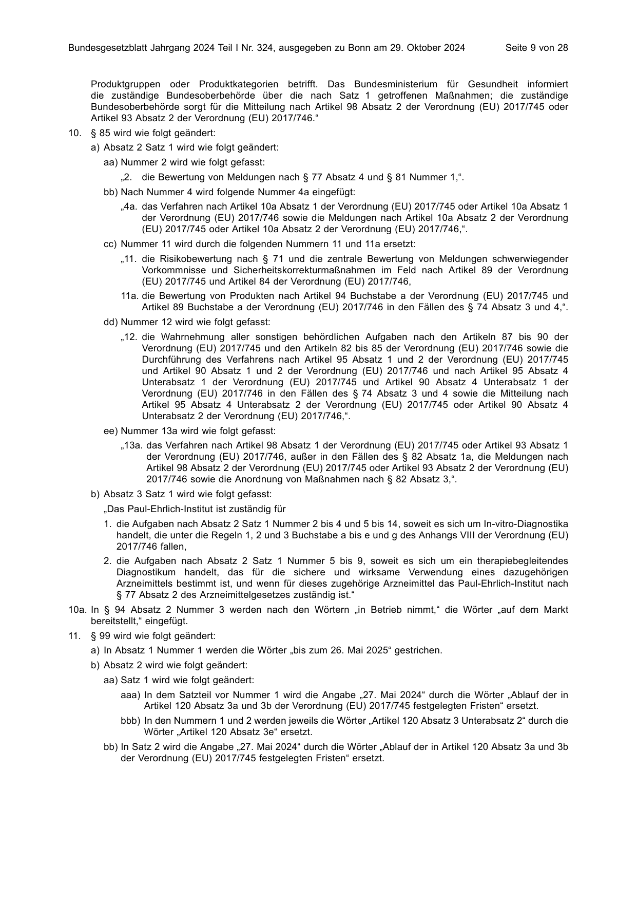 BGBl. 2024, Seite 9 — Originalseite als Abbildung