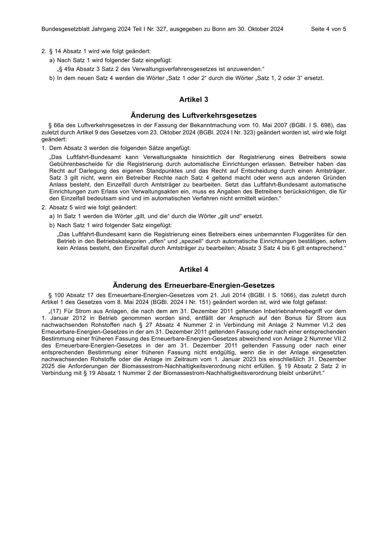 BGBl. 2024, Seite 4 — Originalseite als Abbildung