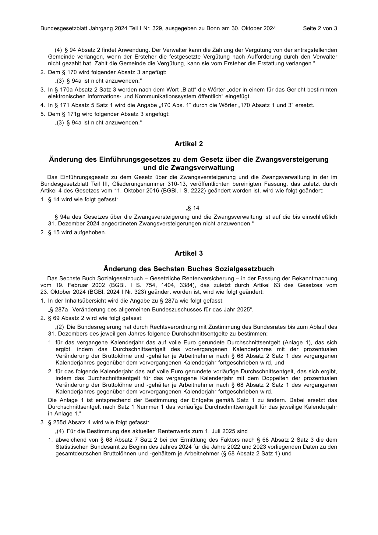 BGBl. 2024, Seite 2 — Originalseite als Abbildung