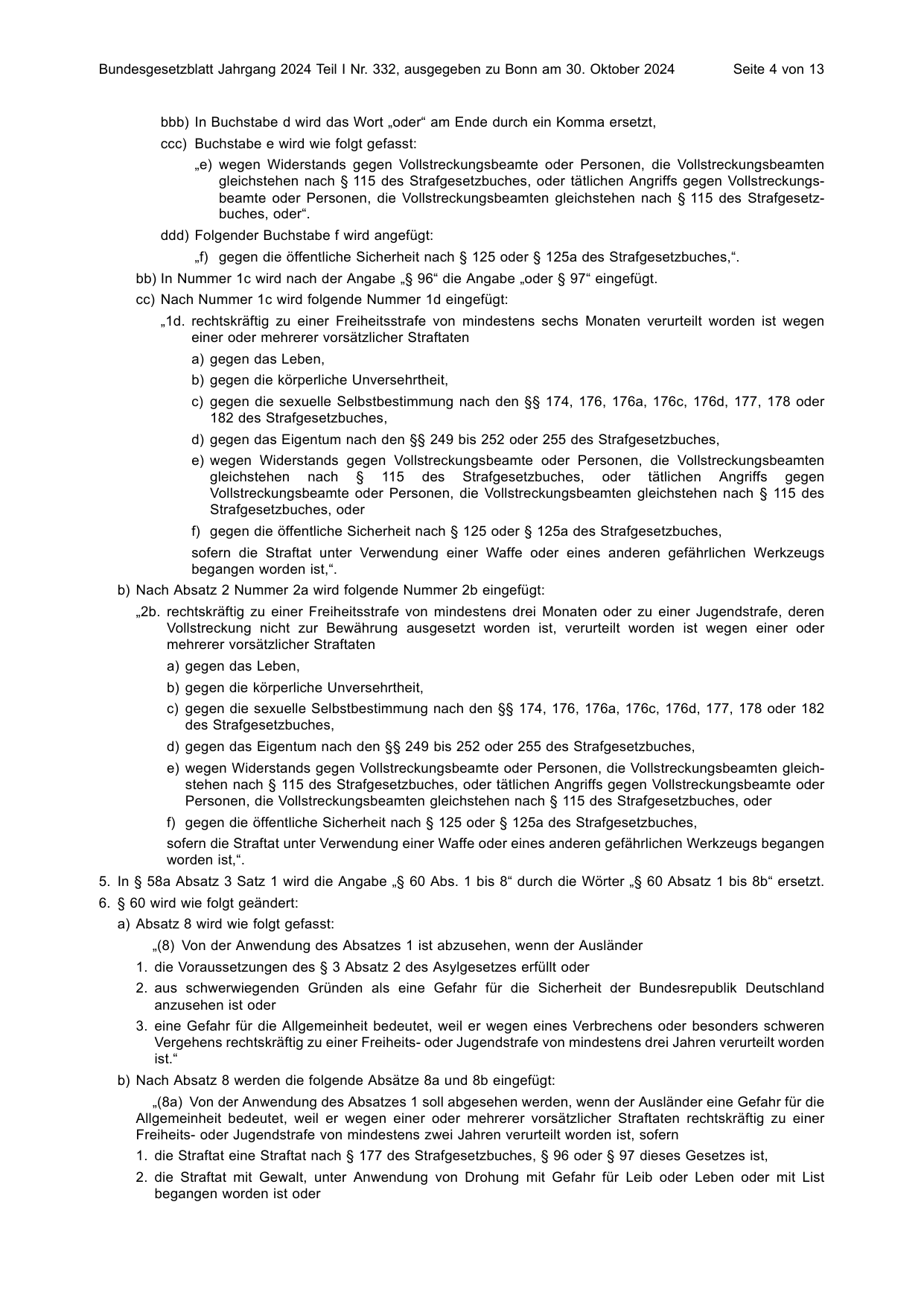 BGBl. 2024, Seite 4 — Originalseite als Abbildung