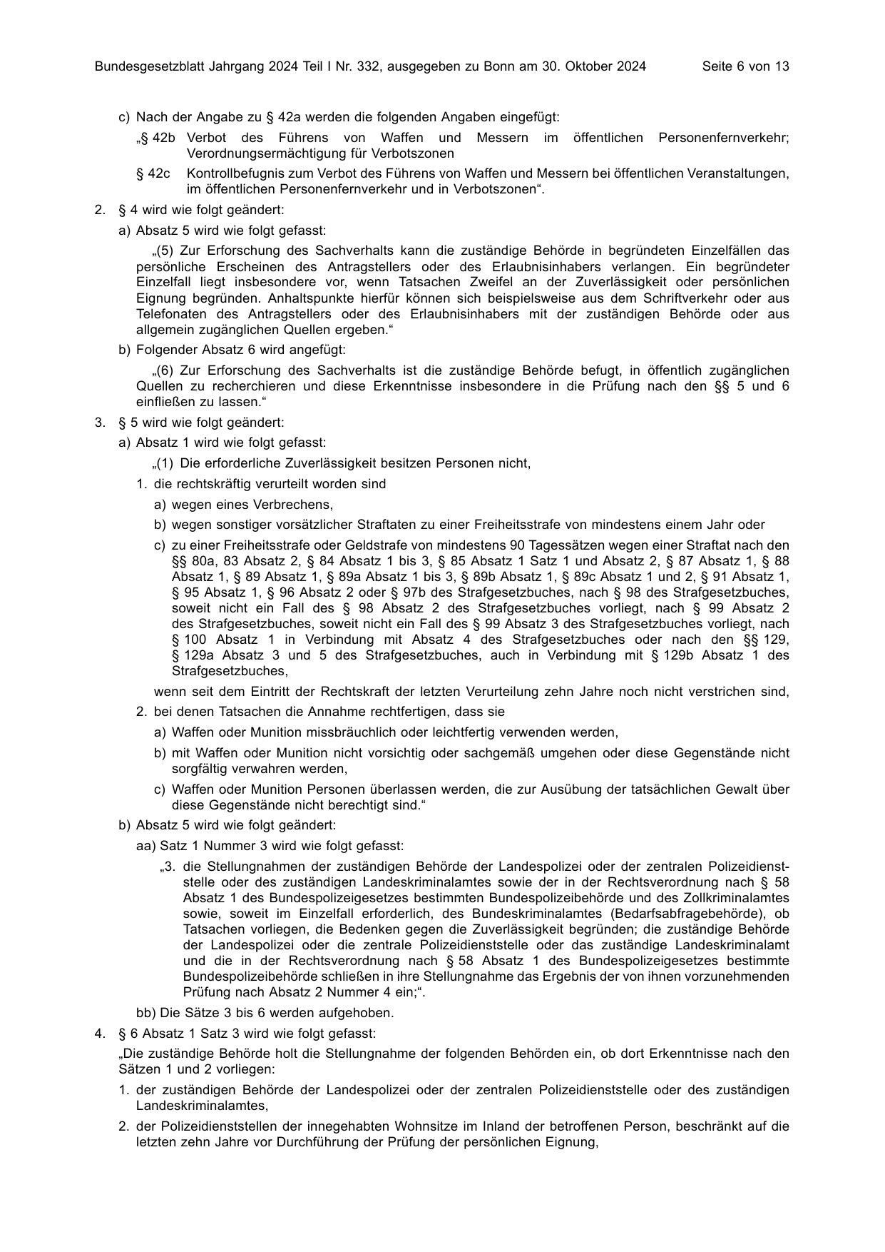 BGBl. 2024, Seite 6 — Originalseite als Abbildung
