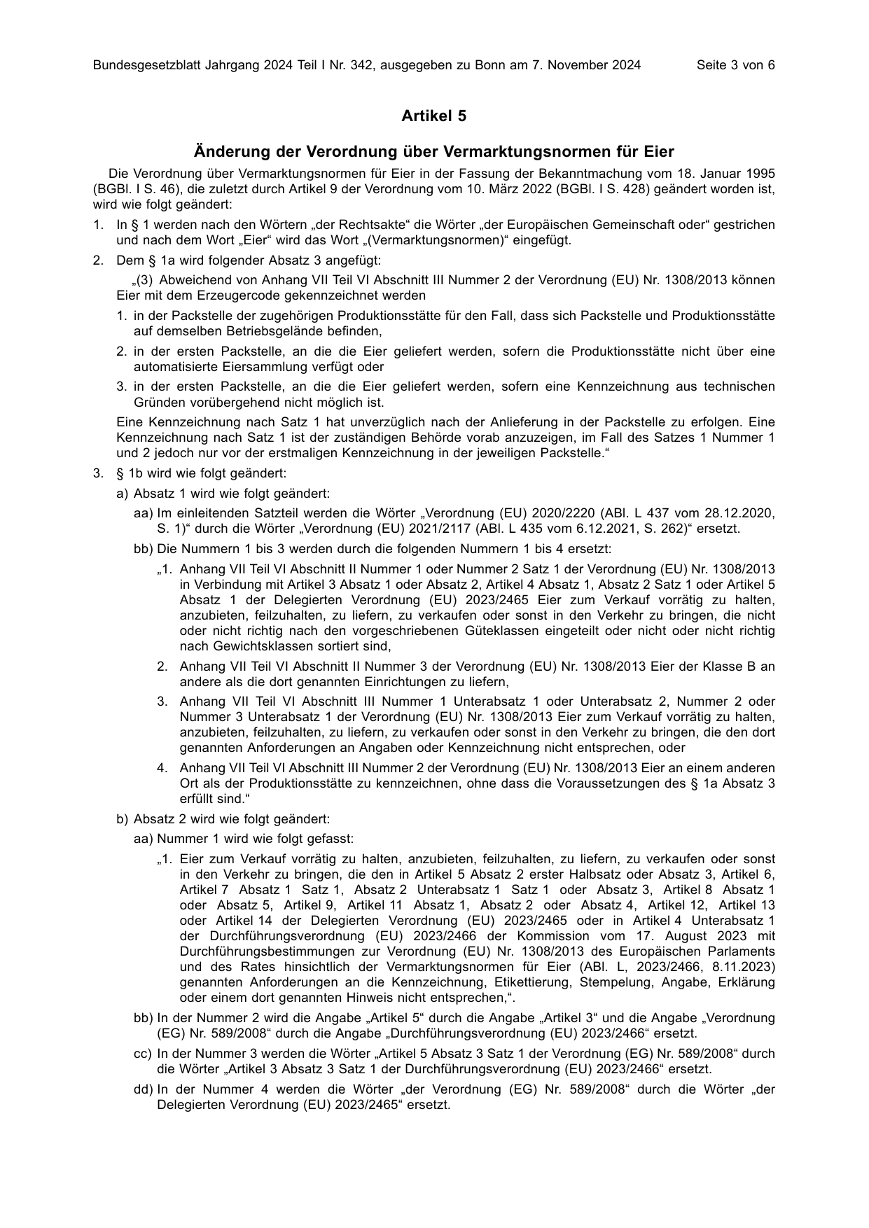 BGBl. 2024, Seite 3 — Originalseite als Abbildung