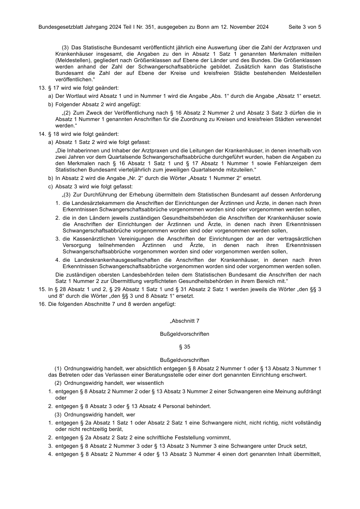 BGBl. 2024, Seite 3 — Originalseite als Abbildung