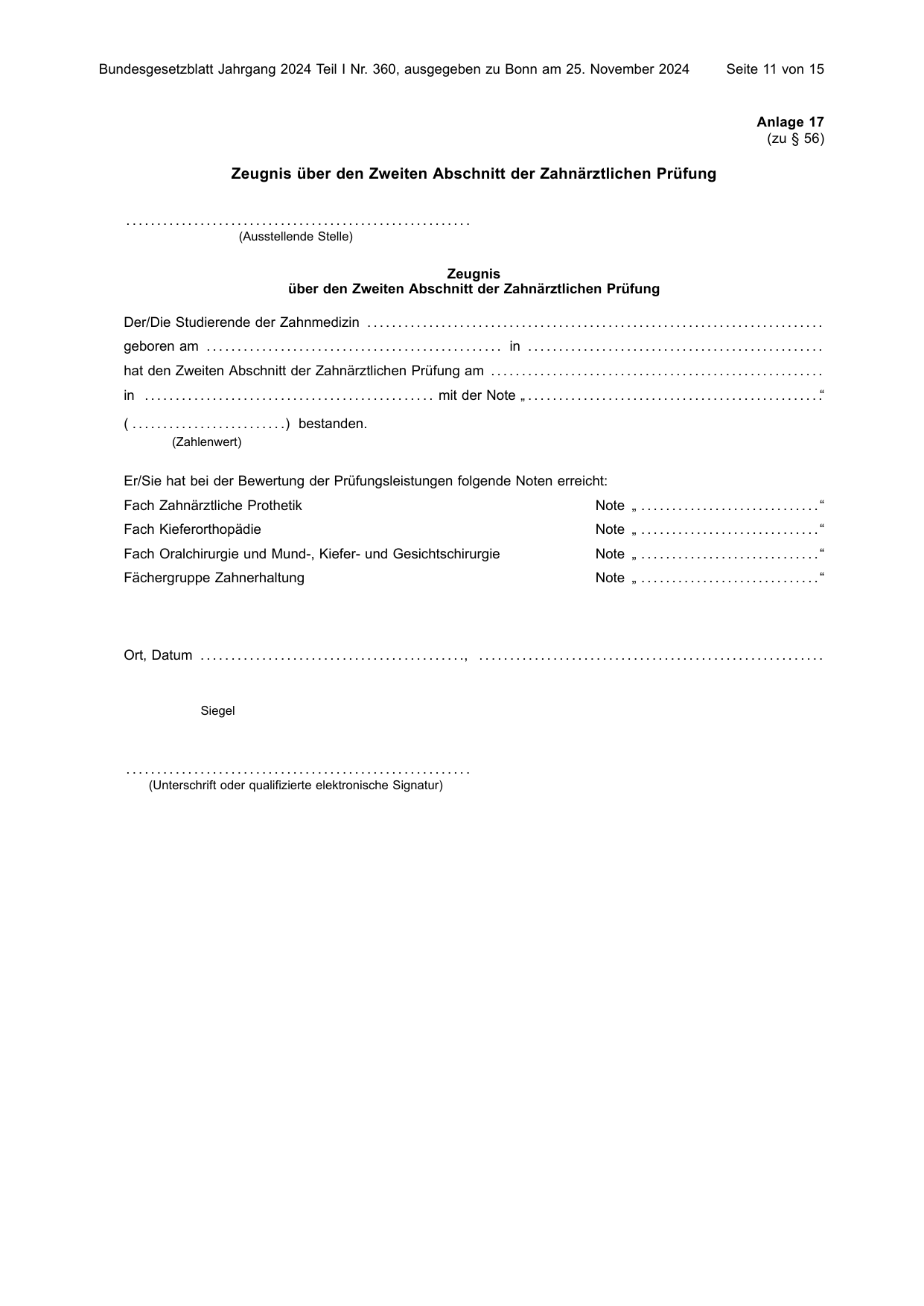 BGBl. 2024, Seite 11 — Originalseite als Abbildung
