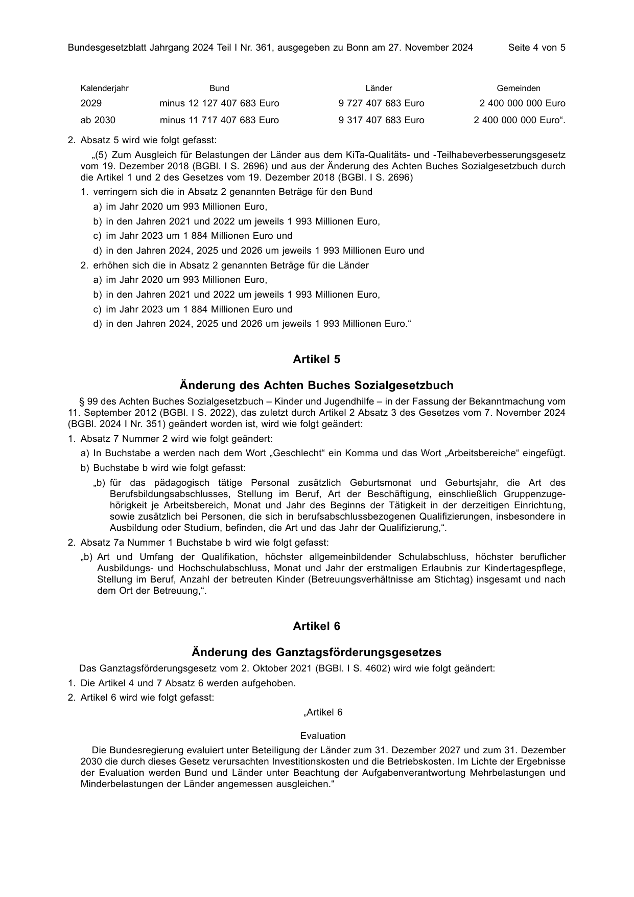 BGBl. 2024, Seite 4 — Originalseite als Abbildung