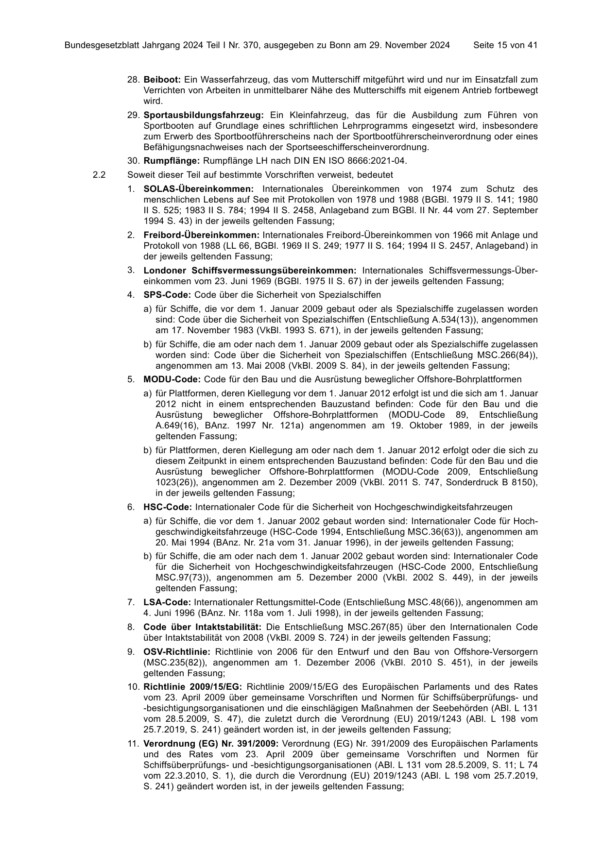 BGBl. 2024, Seite 15 — Originalseite als Abbildung