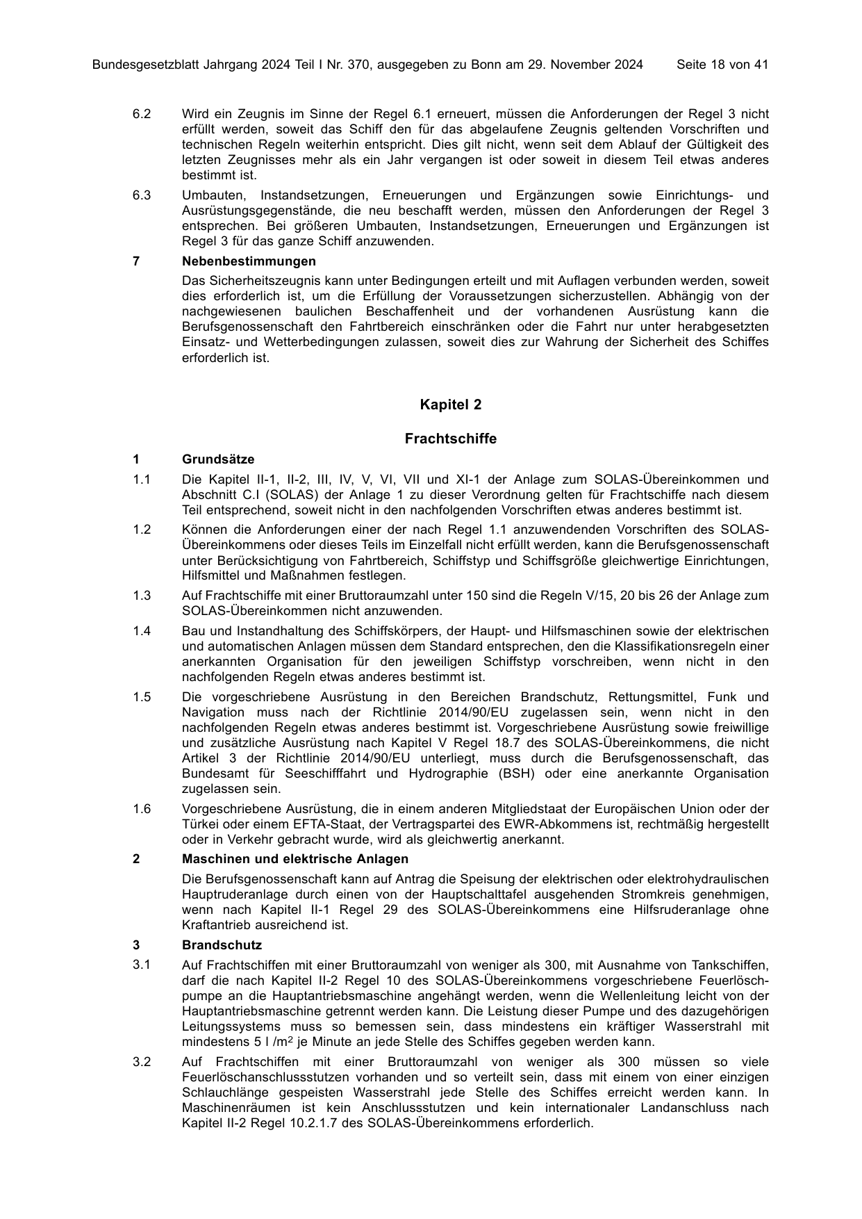 BGBl. 2024, Seite 18 — Originalseite als Abbildung