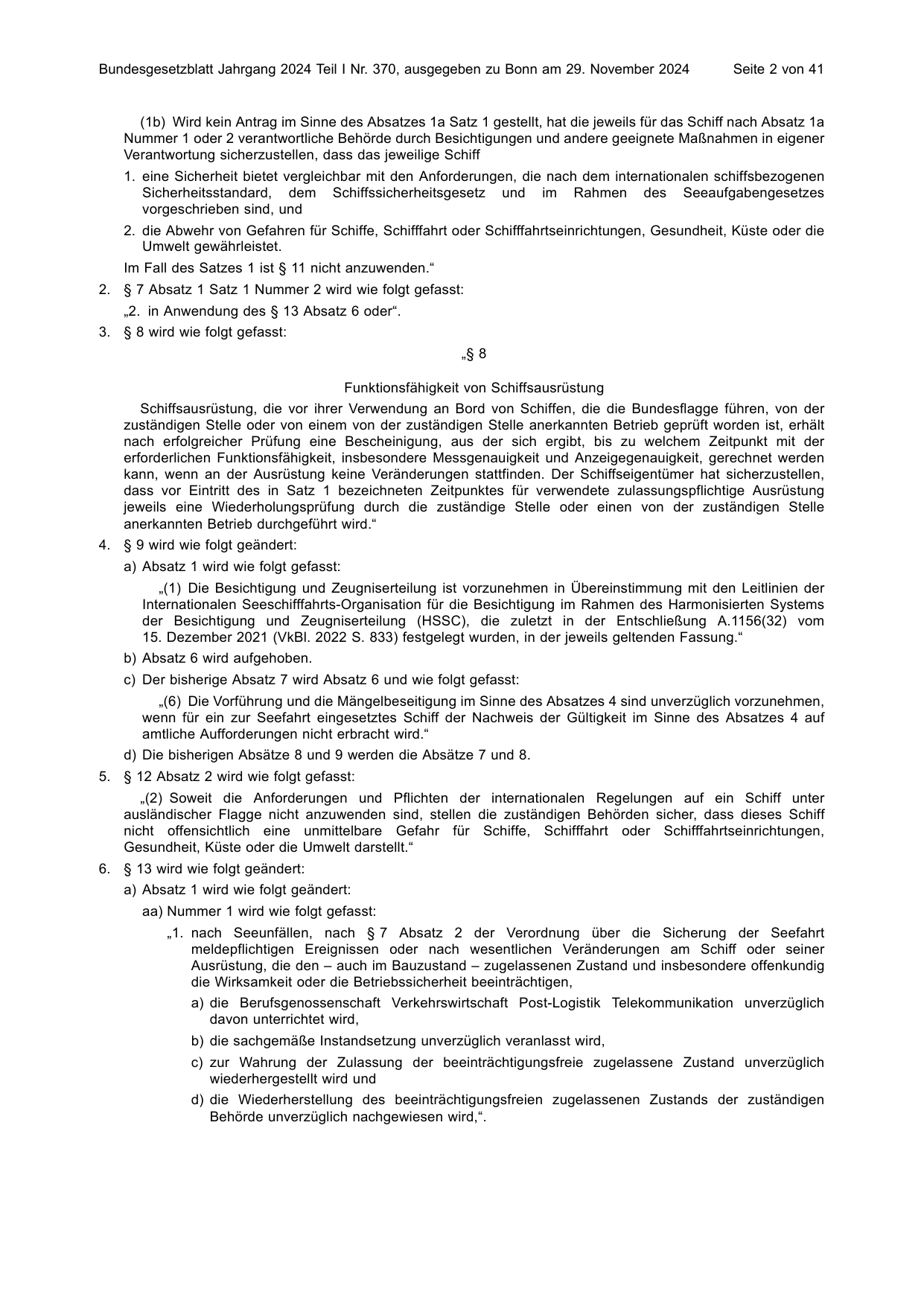 BGBl. 2024, Seite 2 — Originalseite als Abbildung