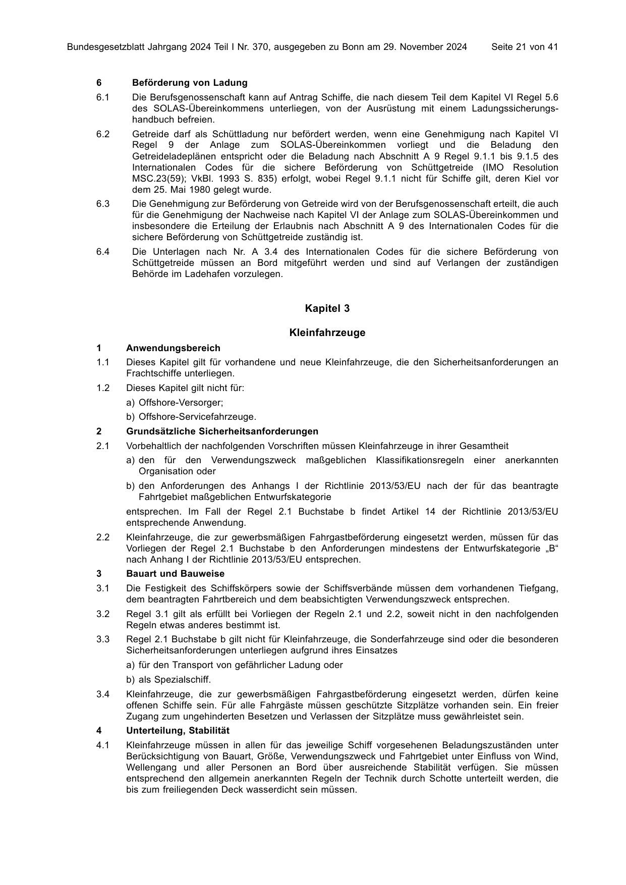 BGBl. 2024, Seite 21 — Originalseite als Abbildung
