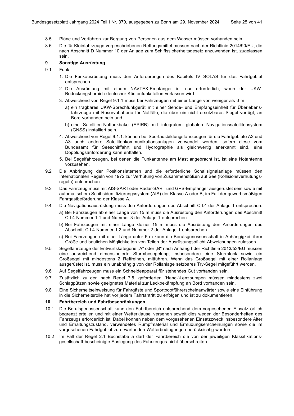 BGBl. 2024, Seite 25 — Originalseite als Abbildung