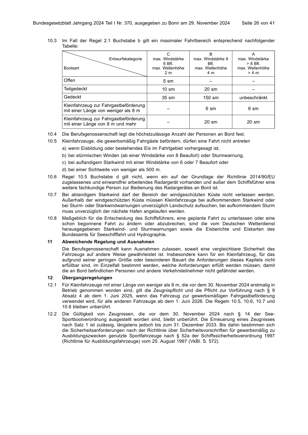 BGBl. 2024, Seite 26 — Originalseite als Abbildung