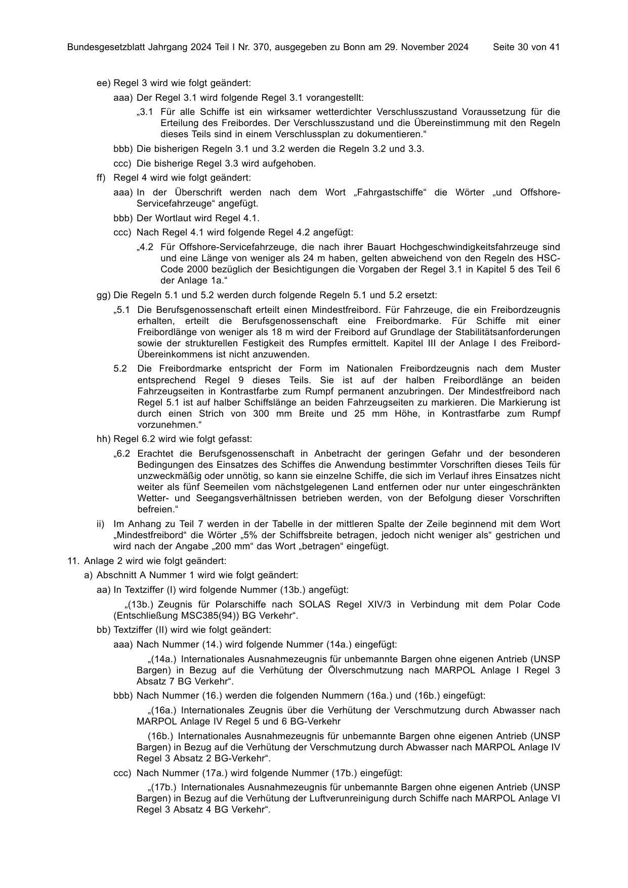 BGBl. 2024, Seite 30 — Originalseite als Abbildung