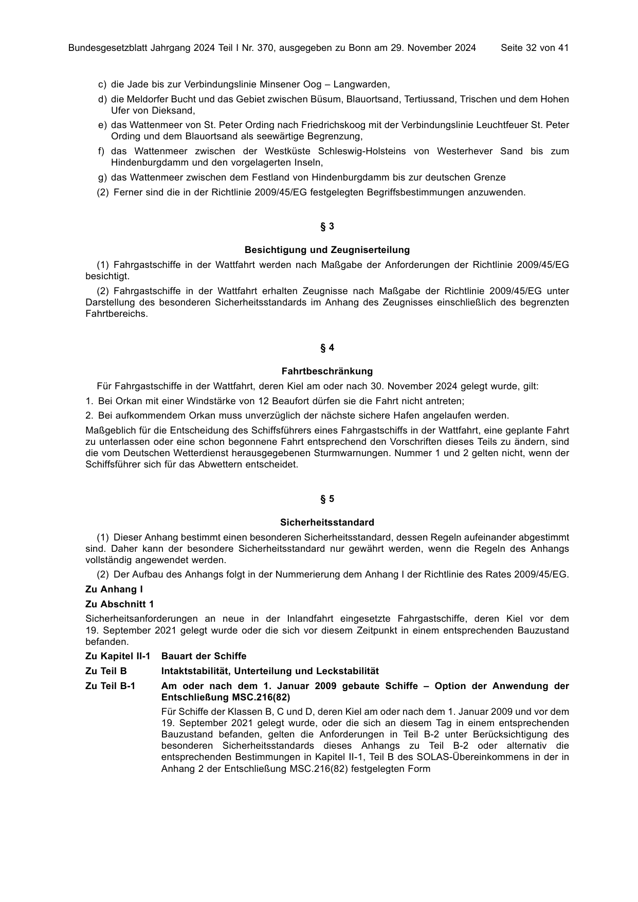 BGBl. 2024, Seite 32 — Originalseite als Abbildung