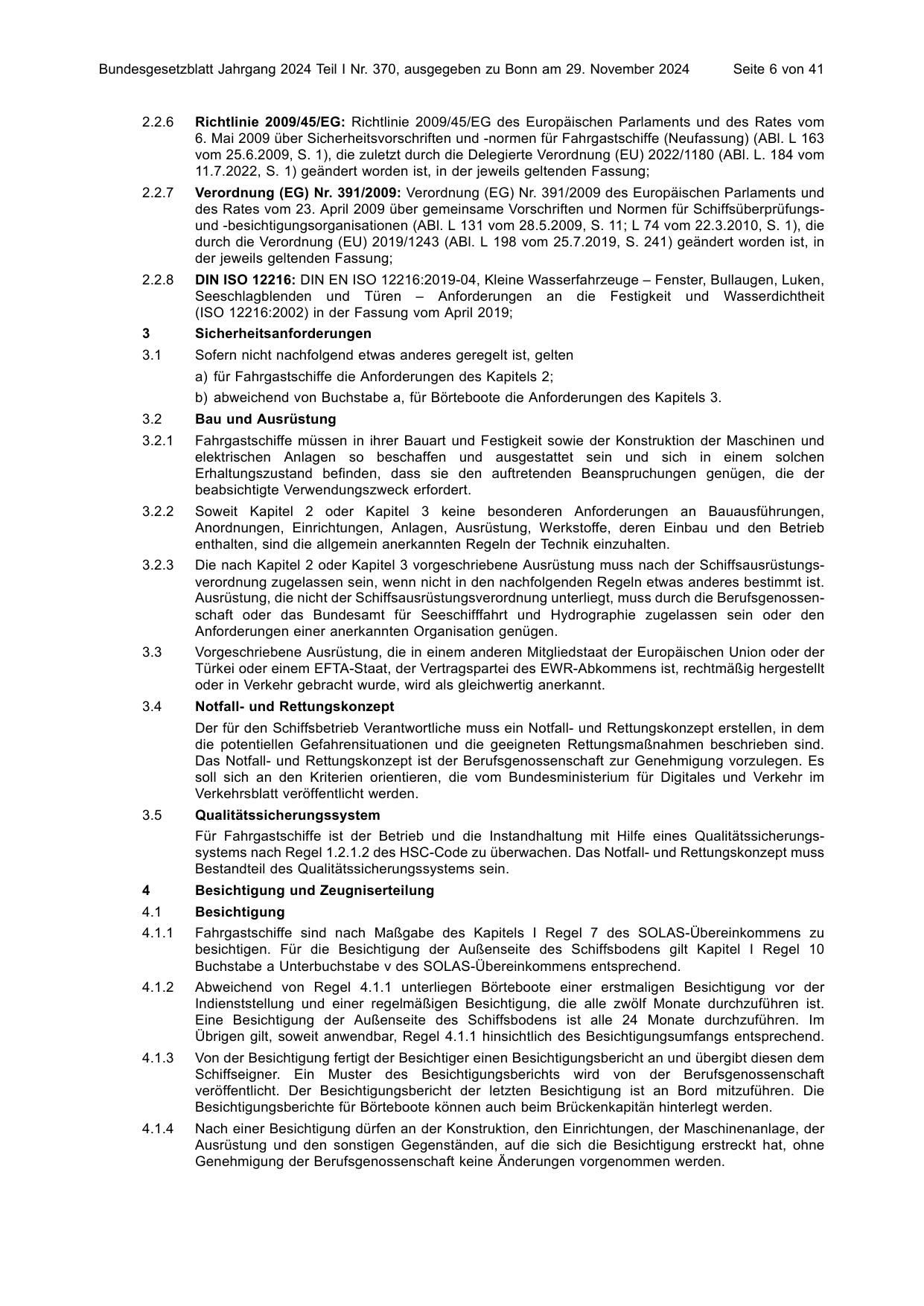 BGBl. 2024, Seite 6 — Originalseite als Abbildung