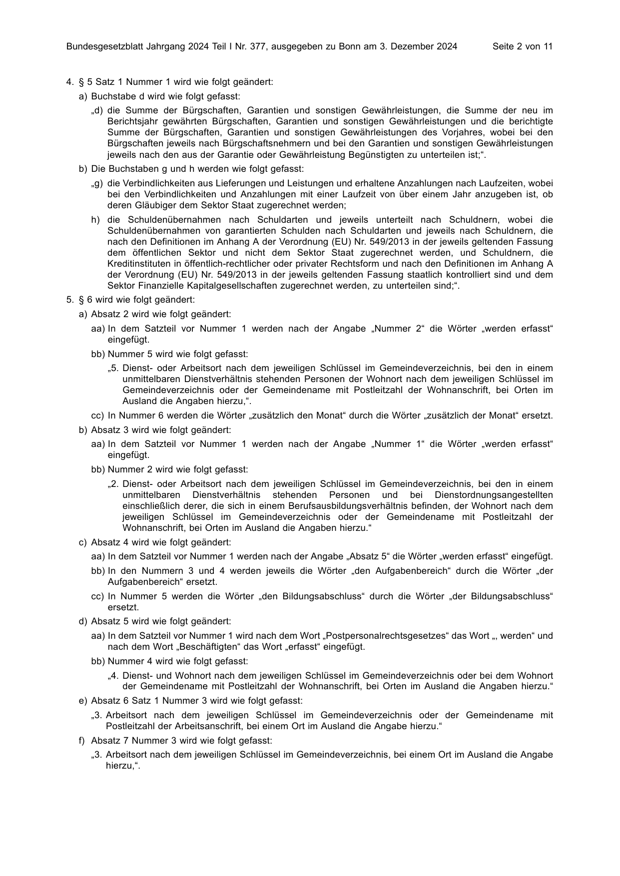 BGBl. 2024, Seite 2 — Originalseite als Abbildung