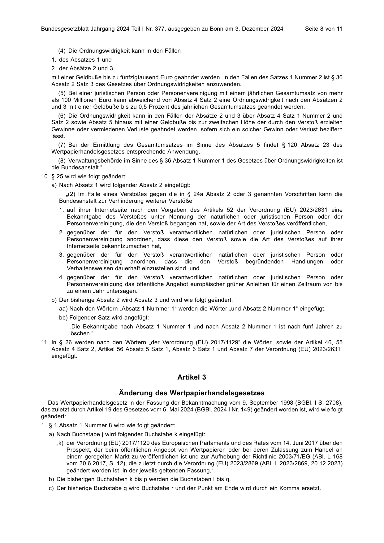 BGBl. 2024, Seite 8 — Originalseite als Abbildung