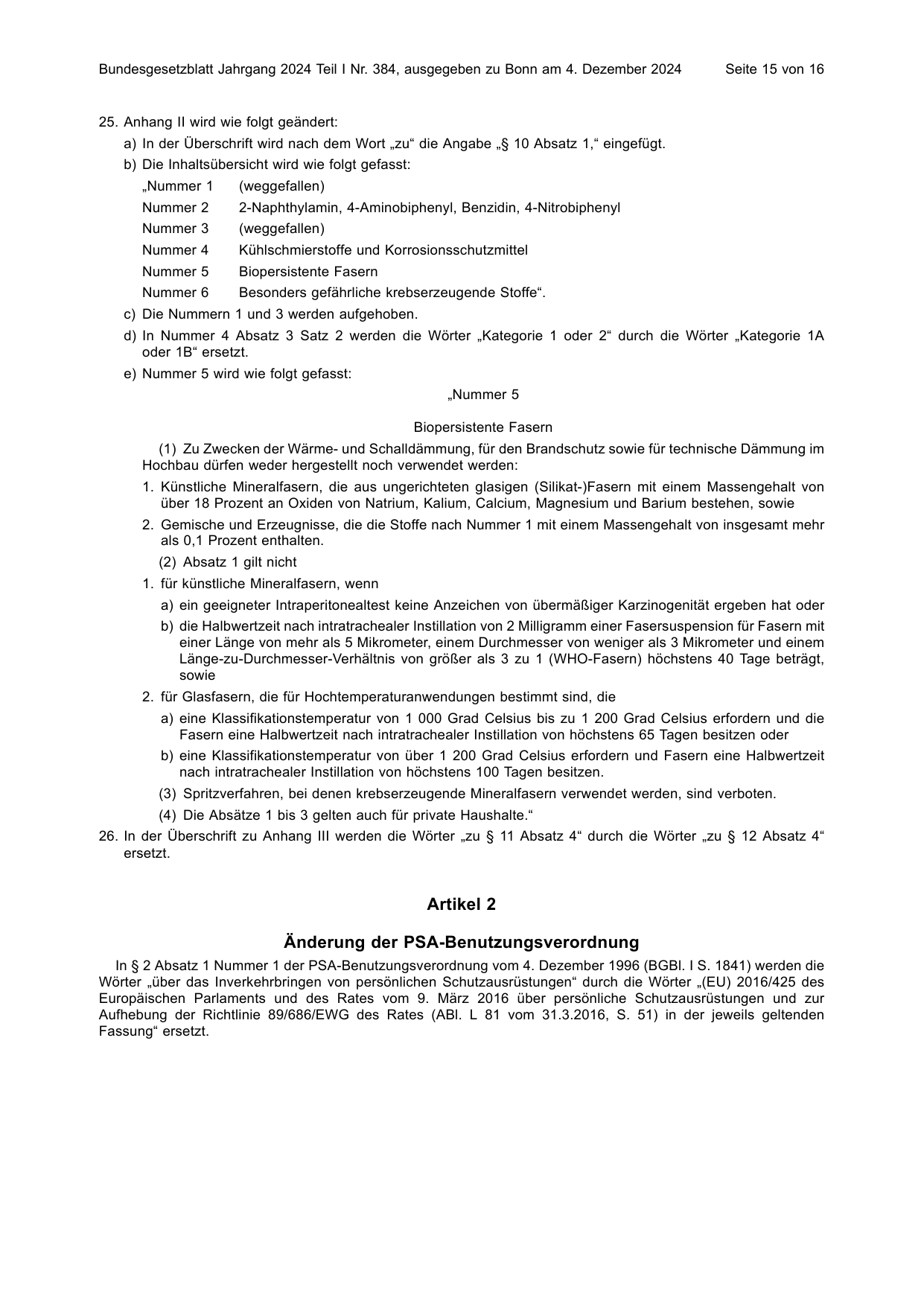 BGBl. 2024, Seite 15 — Originalseite als Abbildung