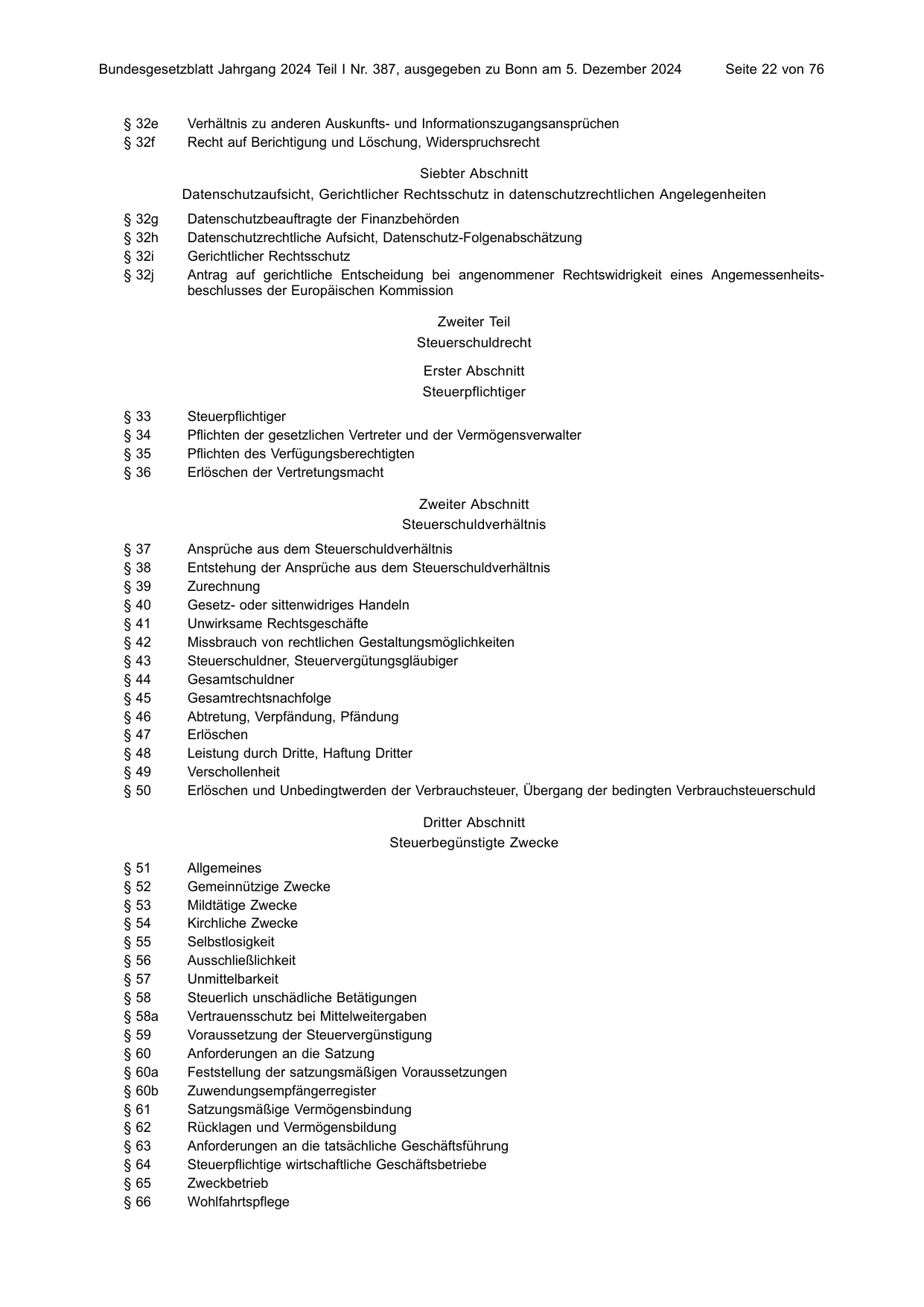 BGBl. 2024, Seite 22 — Originalseite als Abbildung