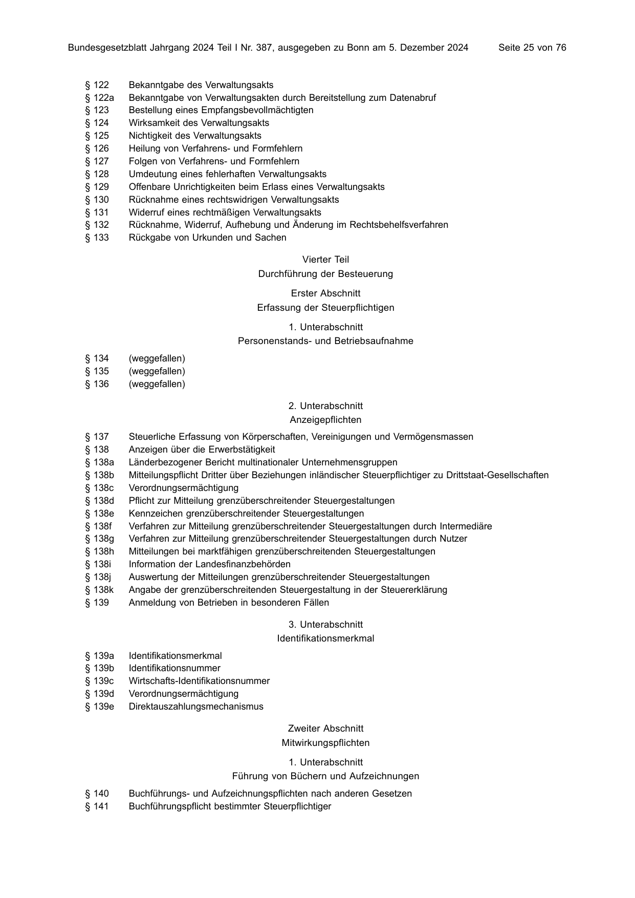 BGBl. 2024, Seite 25 — Originalseite als Abbildung