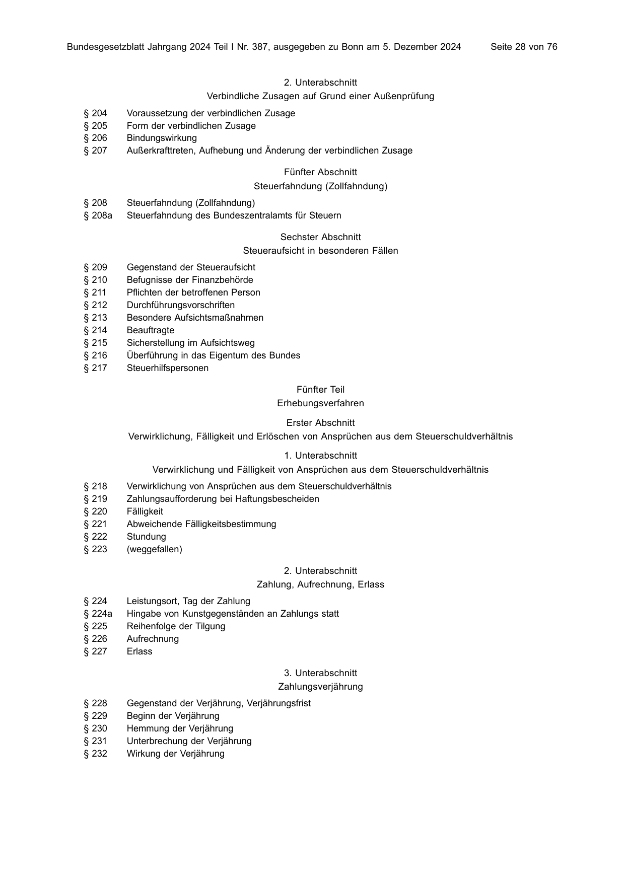 BGBl. 2024, Seite 28 — Originalseite als Abbildung