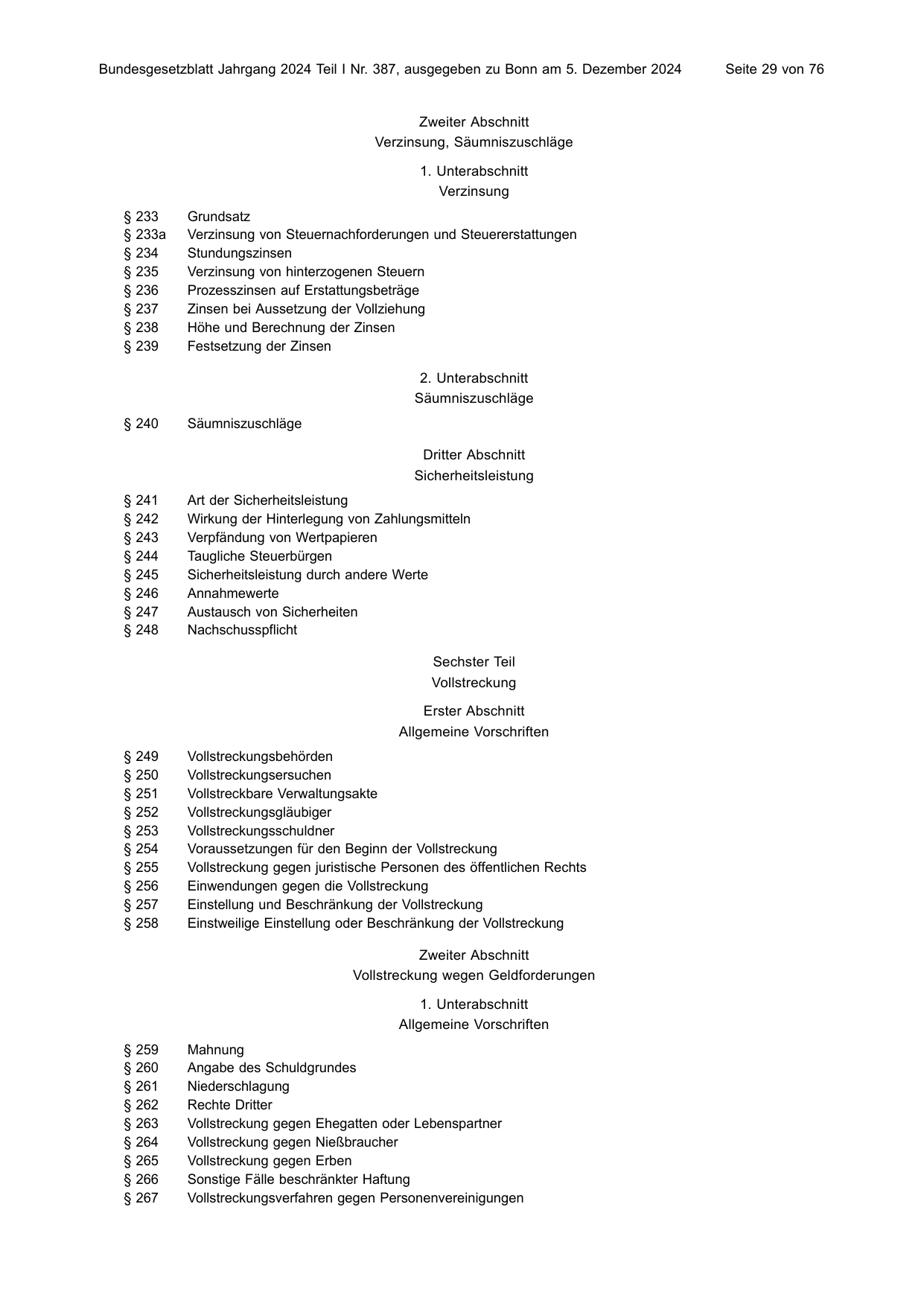 BGBl. 2024, Seite 29 — Originalseite als Abbildung