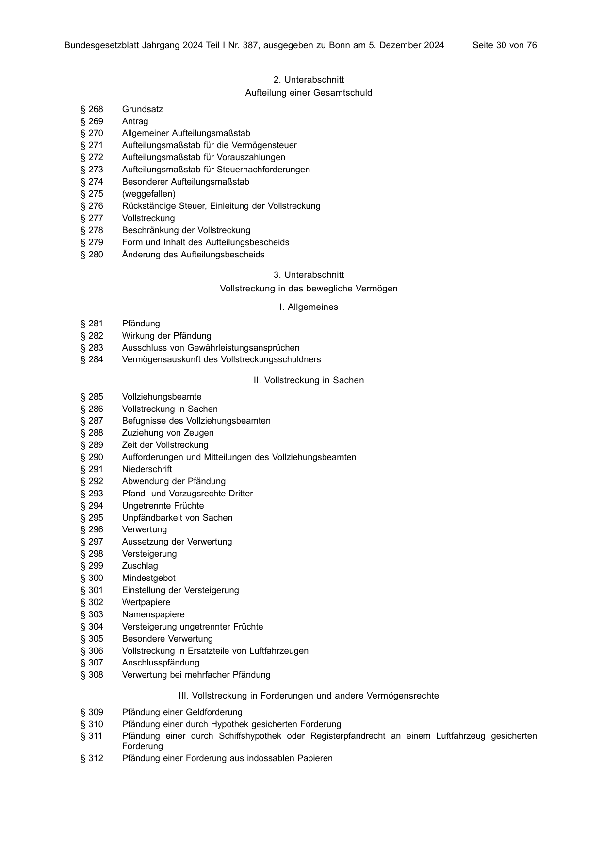 BGBl. 2024, Seite 30 — Originalseite als Abbildung