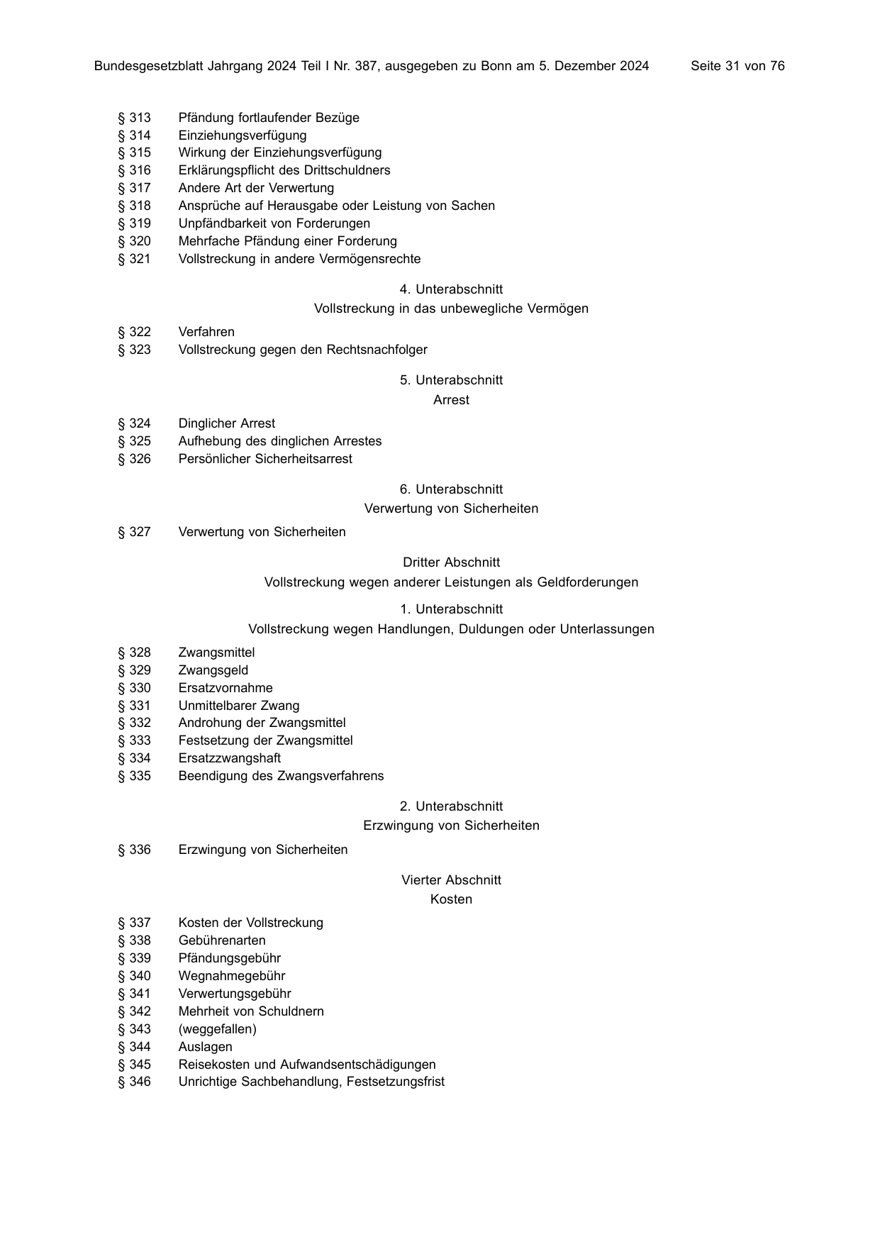 BGBl. 2024, Seite 31 — Originalseite als Abbildung