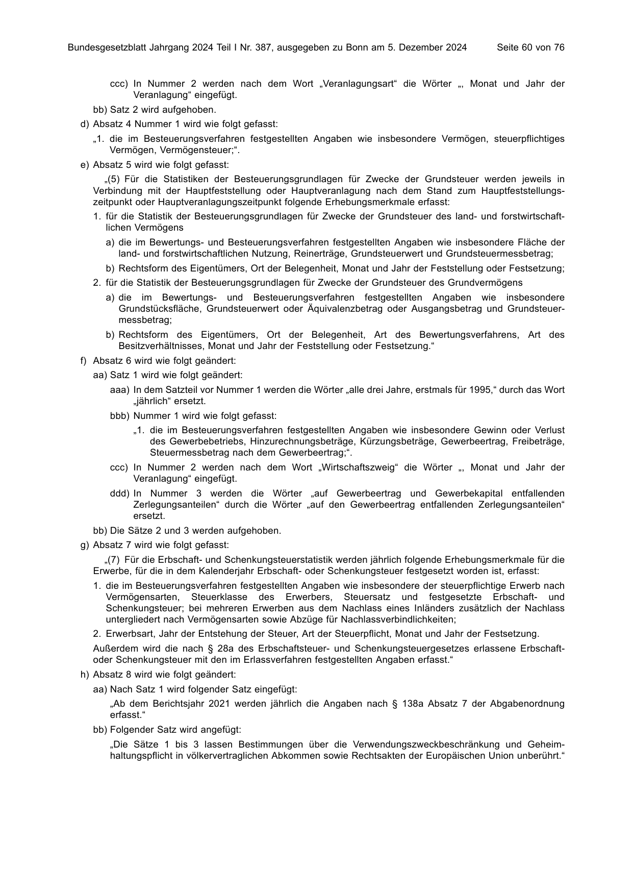 BGBl. 2024, Seite 60 — Originalseite als Abbildung