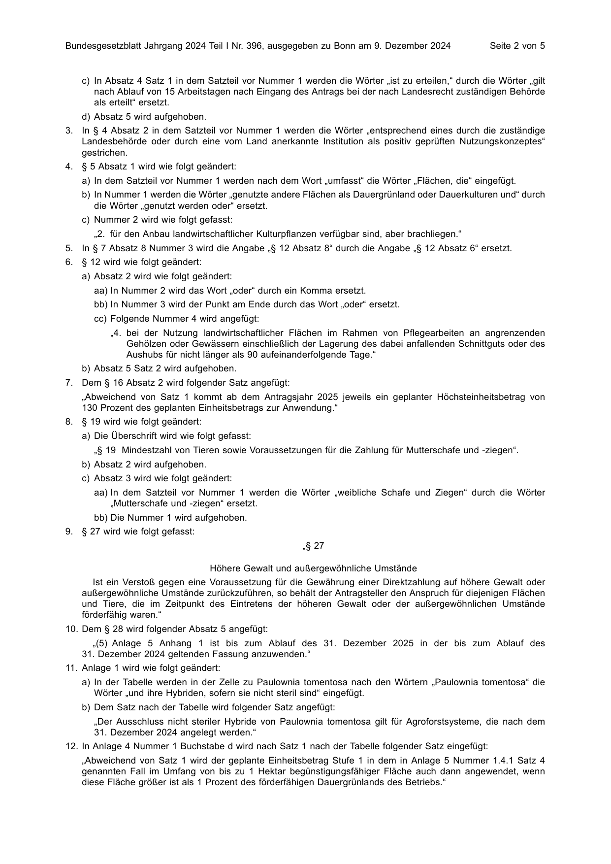 BGBl. 2024, Seite 2 — Originalseite als Abbildung