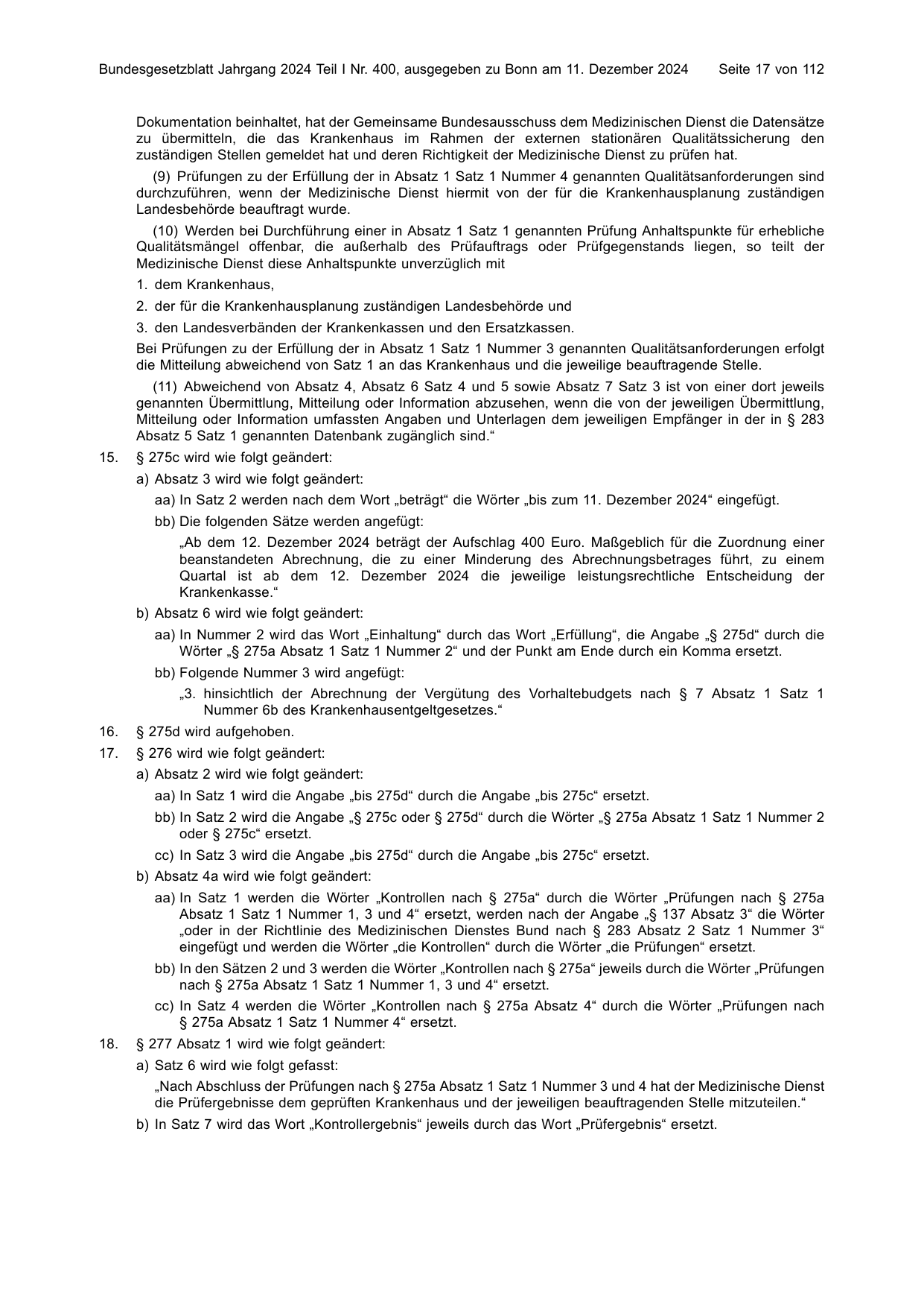 BGBl. 2024, Seite 17 — Originalseite als Abbildung