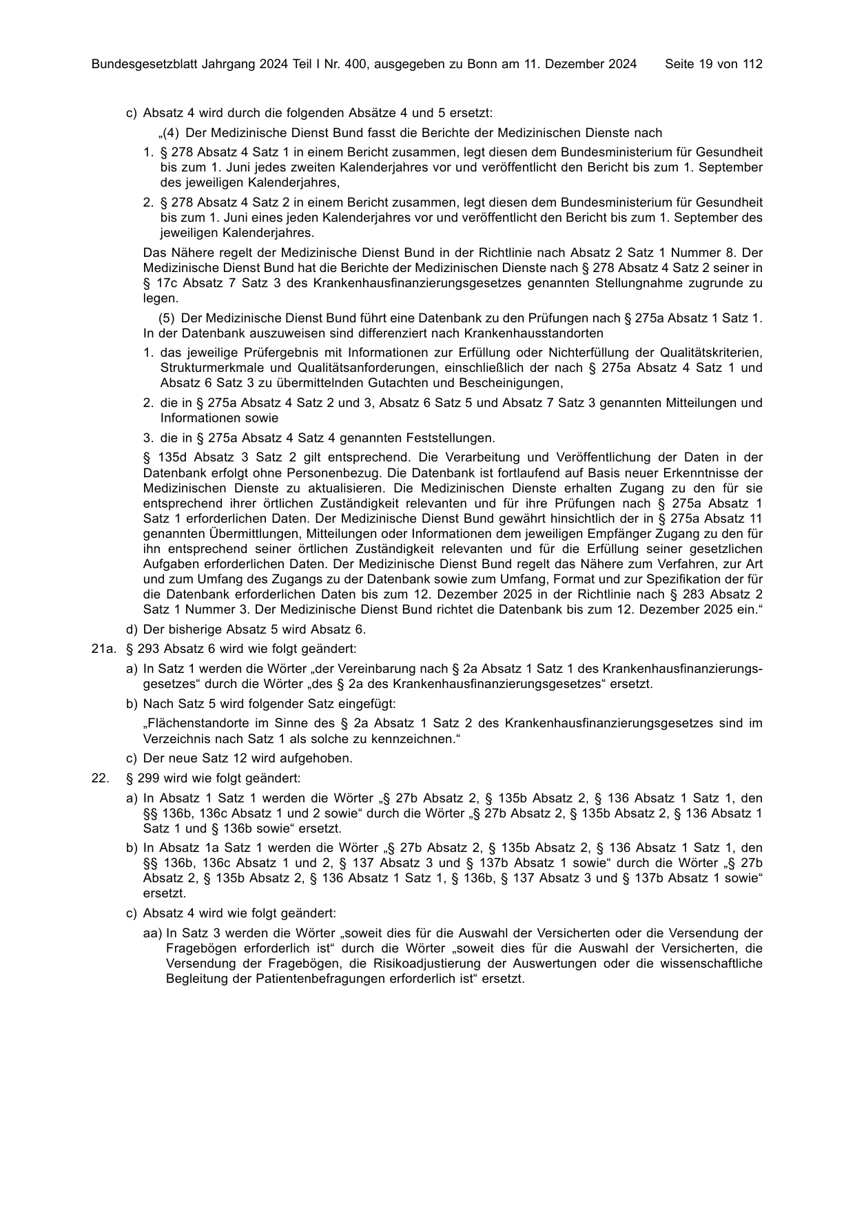 BGBl. 2024, Seite 19 — Originalseite als Abbildung