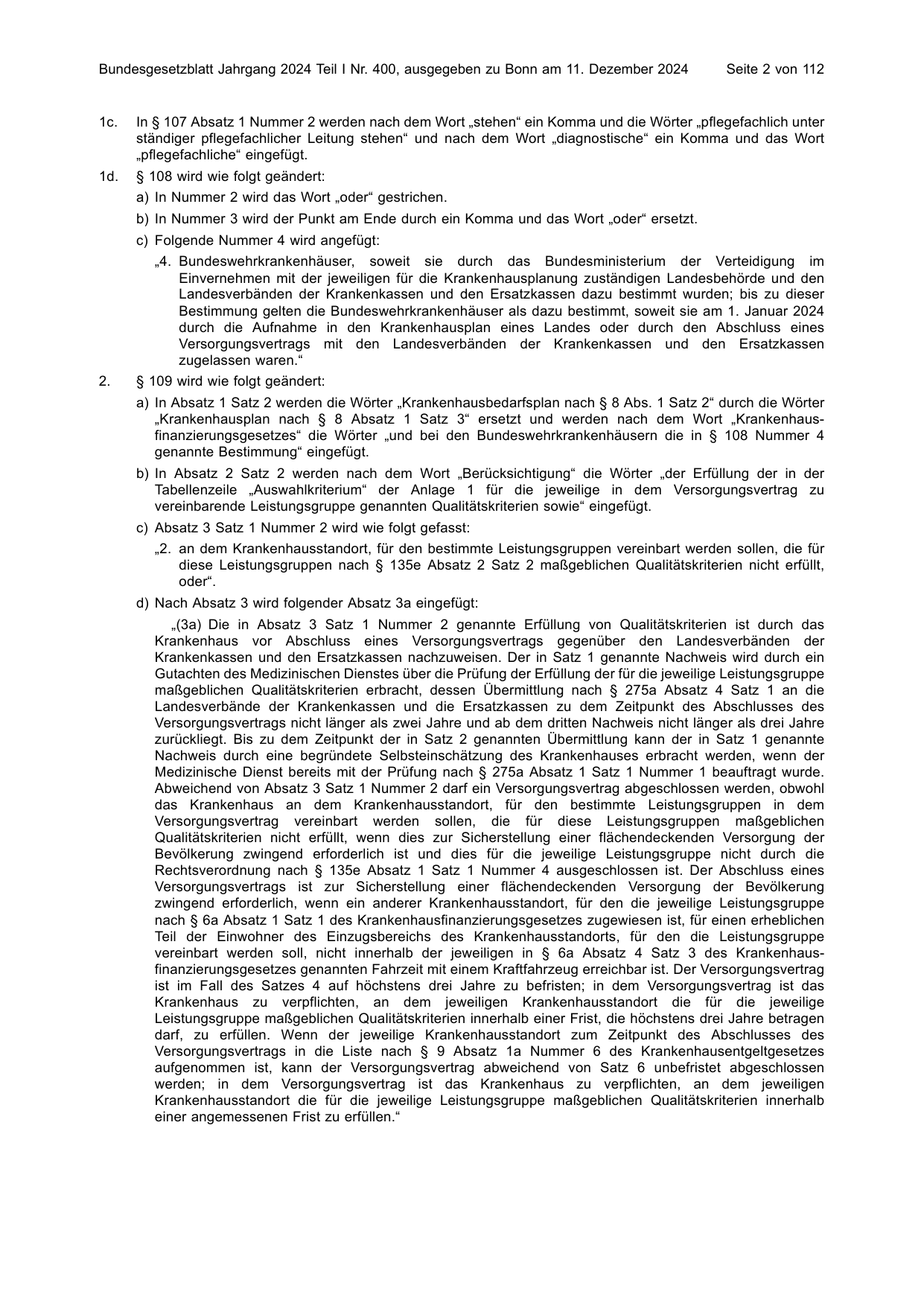 BGBl. 2024, Seite 2 — Originalseite als Abbildung