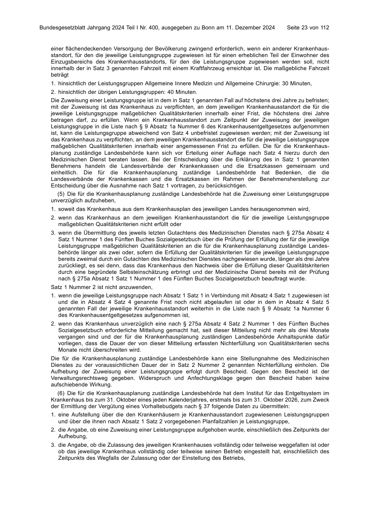 BGBl. 2024, Seite 23 — Originalseite als Abbildung