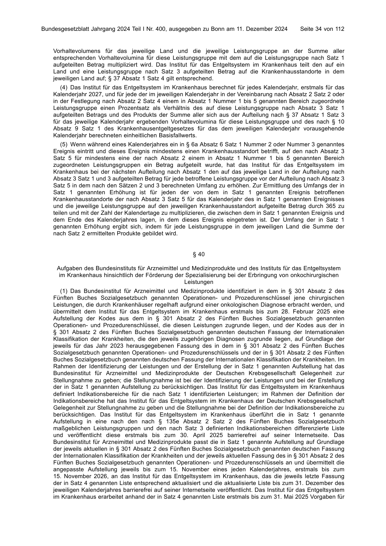 BGBl. 2024, Seite 34 — Originalseite als Abbildung